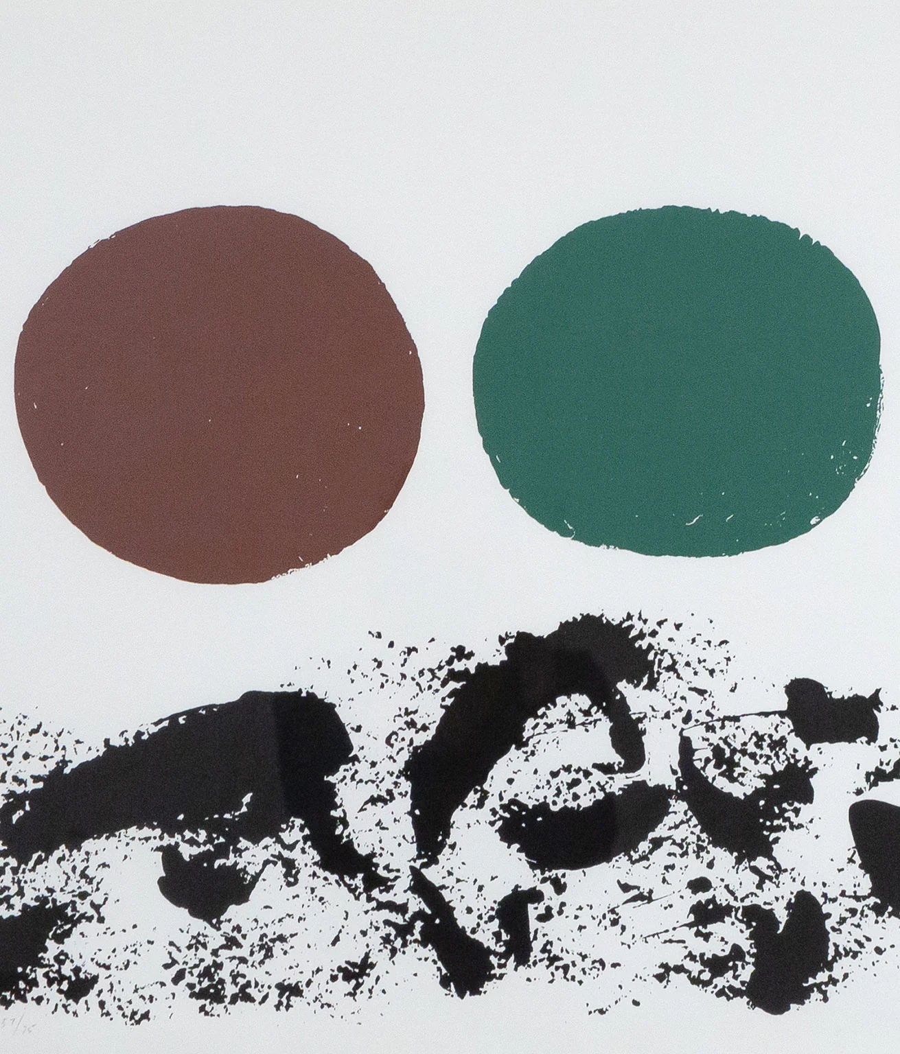 ADOLPH GOTTLIEB “FLURY” SCREENPRINT, 1967