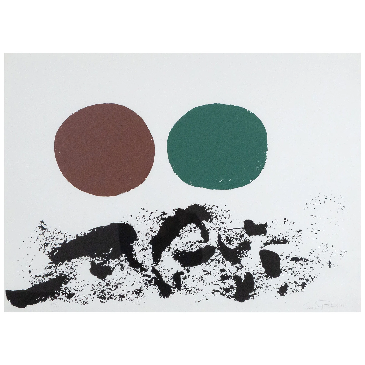 ADOLPH GOTTLIEB “FLURY” SCREENPRINT, 1967 - Image 12