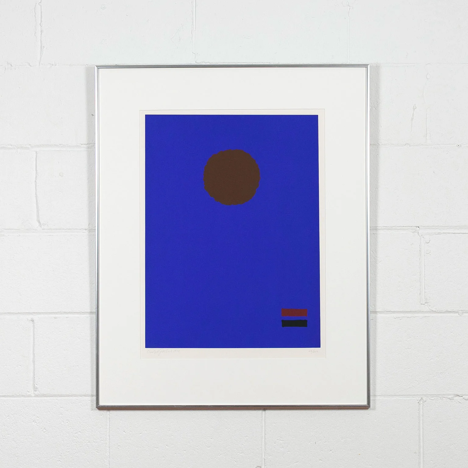 ADOLPH GOTTLIEB "BLUE NIGHT" SCREENPRINT, 1970 - Image 2