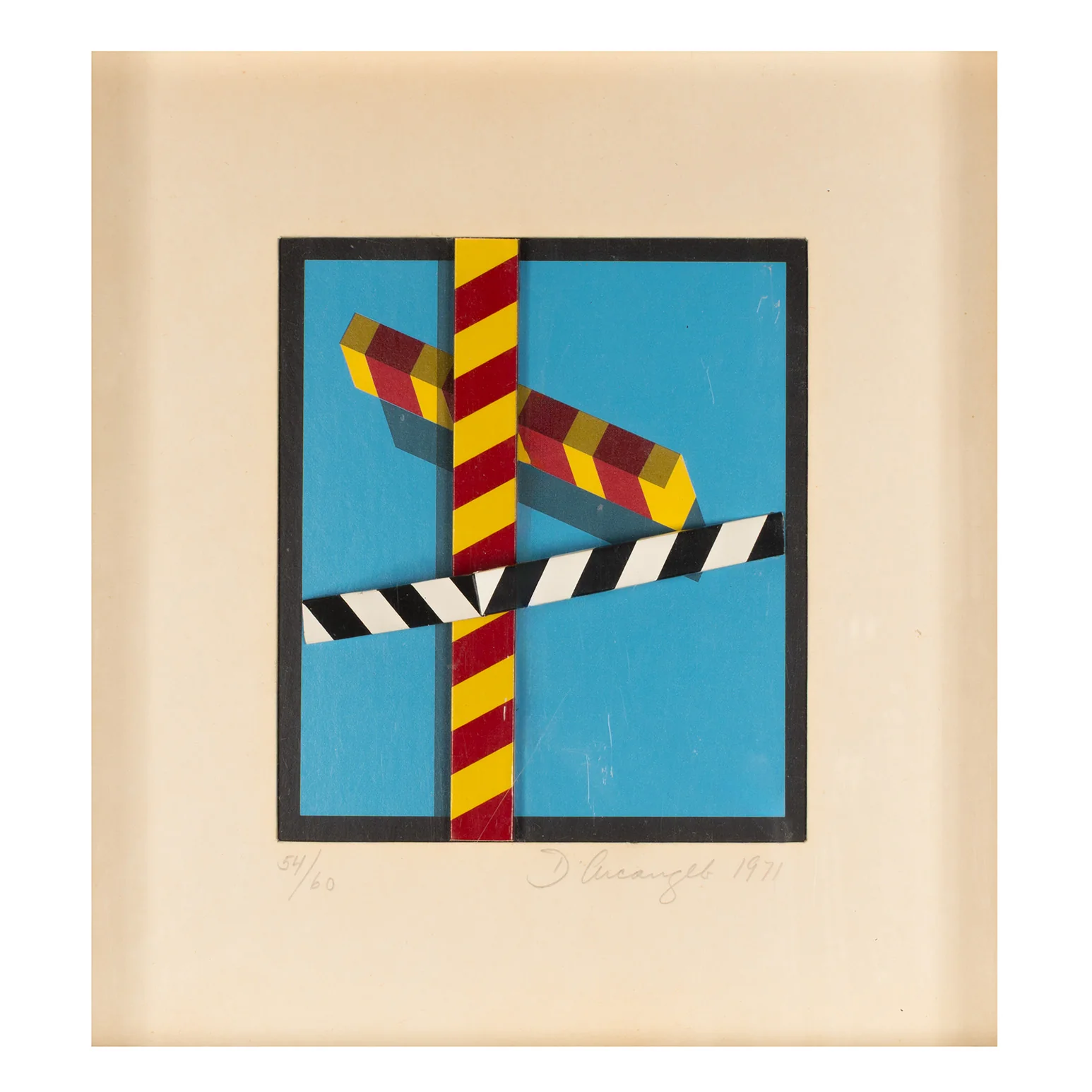 ALLAN D'ARCANGELO "LANDSCAPE (HIGHWAY)" 1971 - Image 3