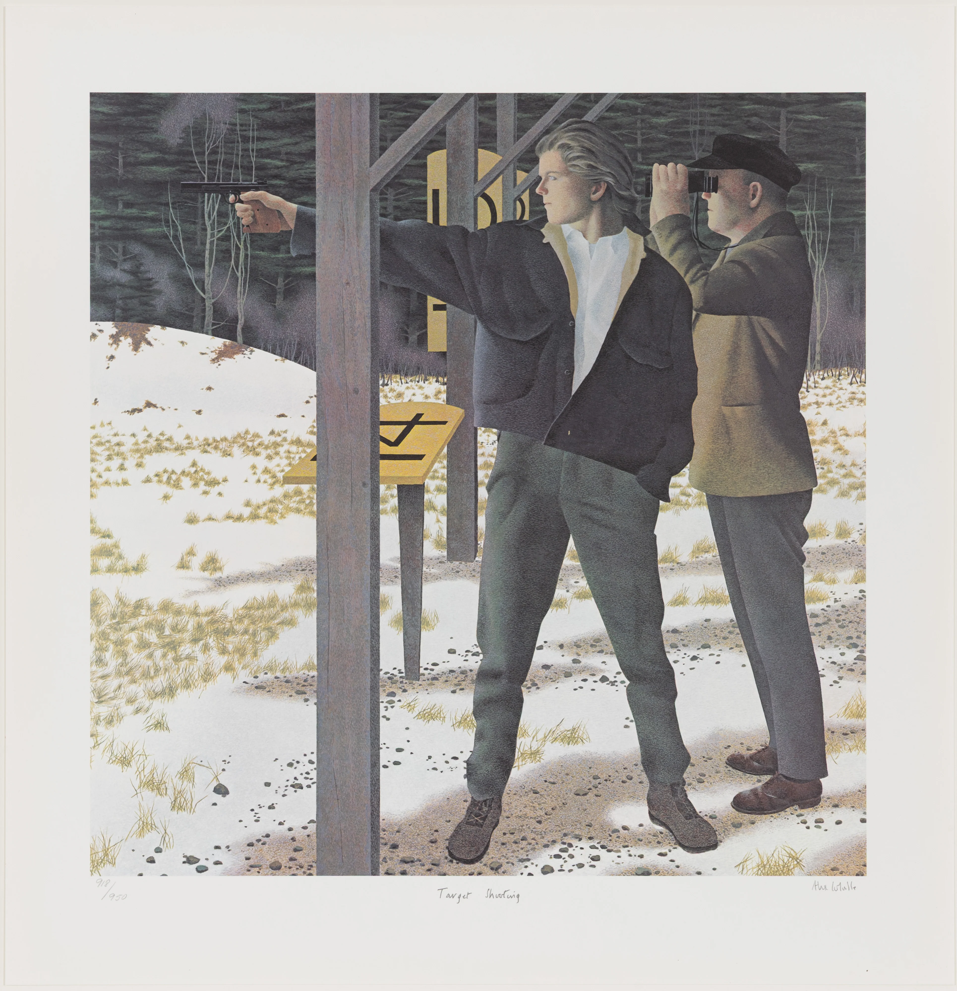 ALEX COLVILLE "TARGET SHOOTING" LITHOGRAPH - Image 16