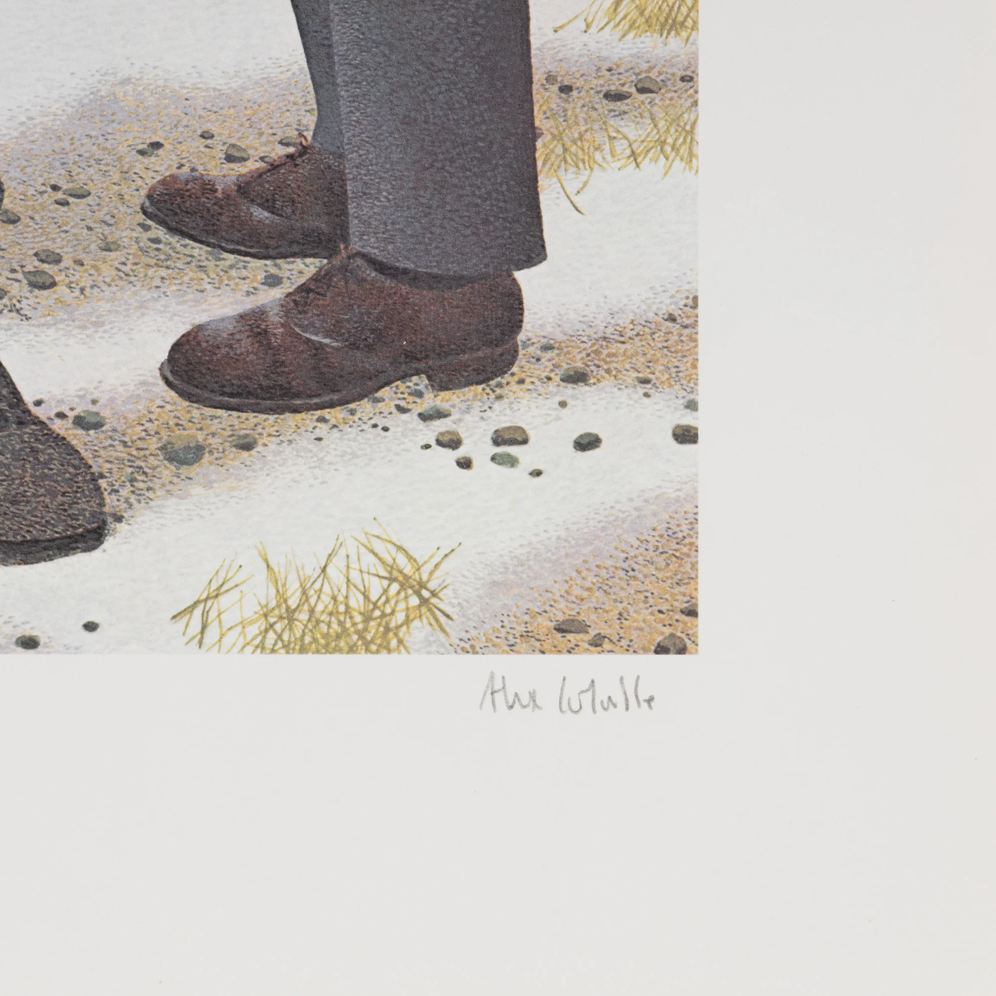 ALEX COLVILLE "TARGET SHOOTING" LITHOGRAPH - Image 4