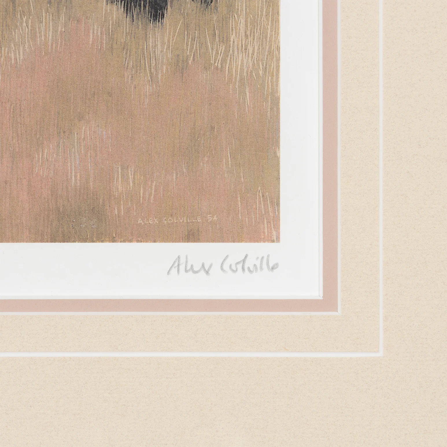 ALEX COLVILLE "THREE SHEEP" LITHOGRAPH, 1954 - Image 6