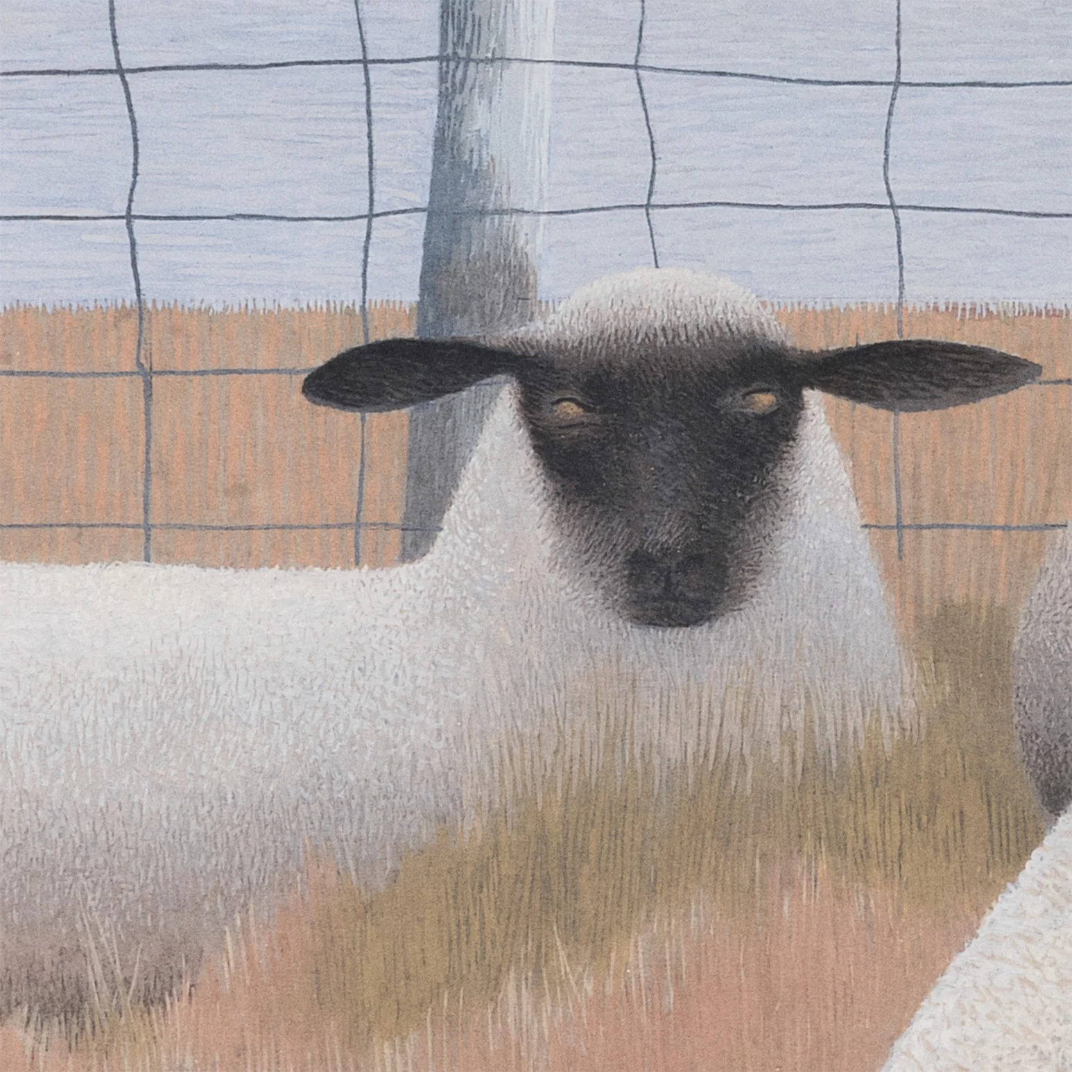 ALEX COLVILLE "THREE SHEEP" LITHOGRAPH, 1954 - Image 9