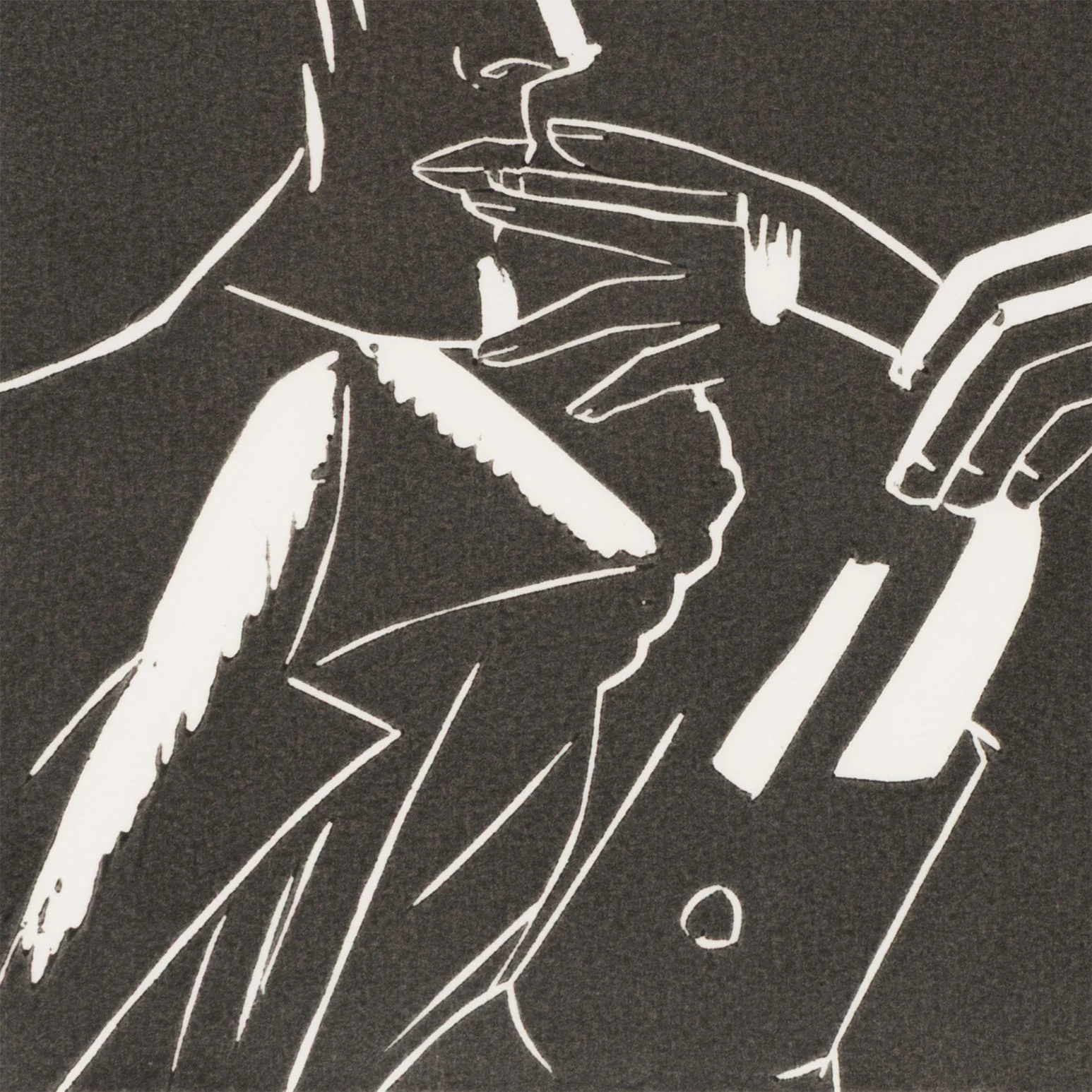 ALEX KATZ "CARTER AND PHYLLIS" WOODCUT, 1986 - Image 5