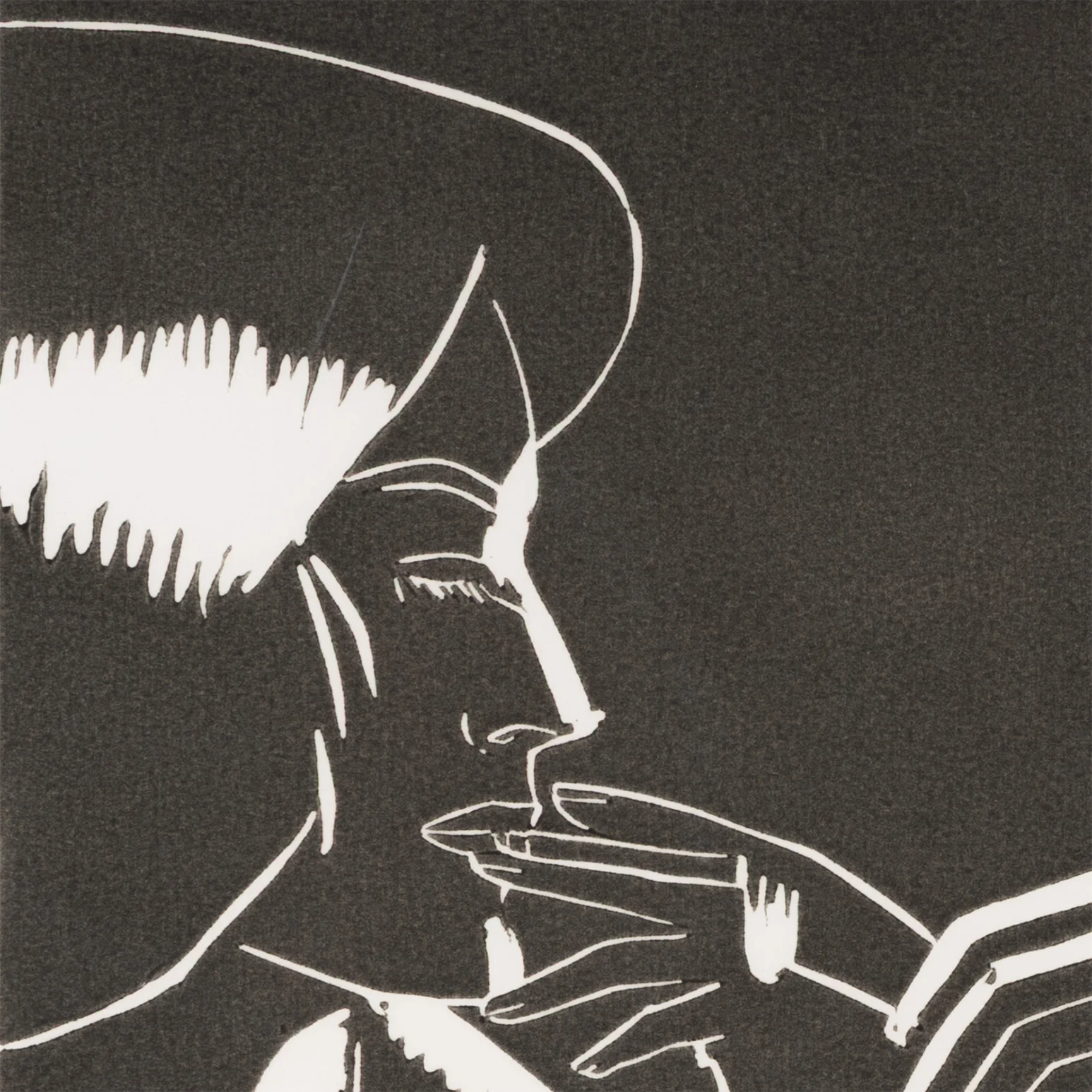 ALEX KATZ "CARTER AND PHYLLIS" WOODCUT, 1986 - Image 6