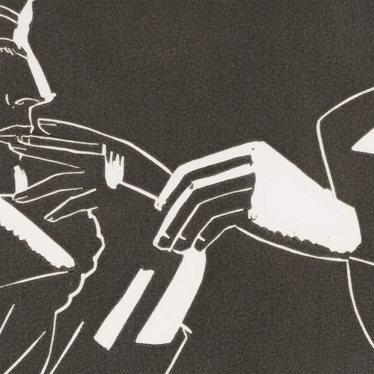 ALEX KATZ "CARTER AND PHYLLIS" WOODCUT, 1986 - Image 8