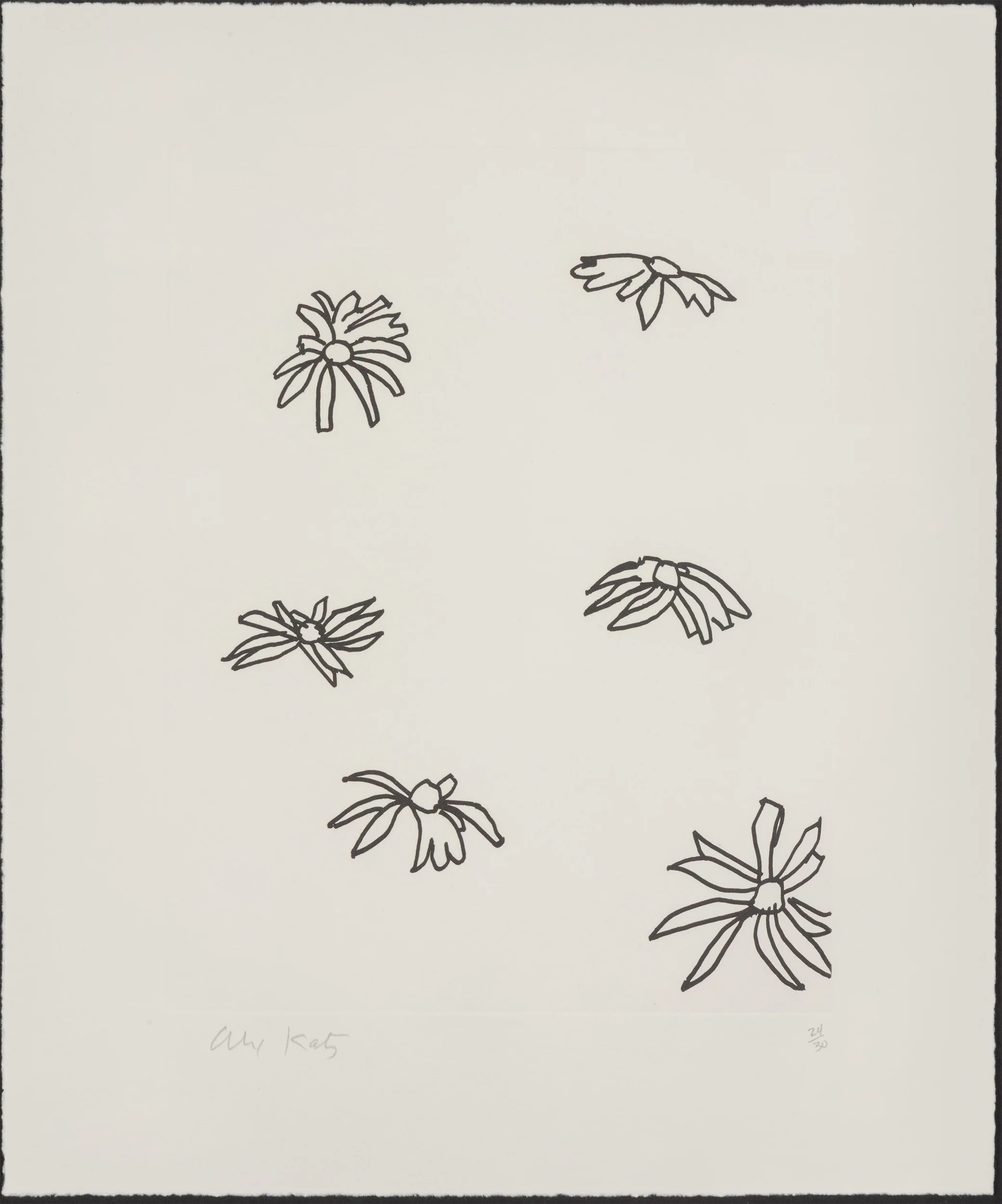 ALEX KATZ "EDGES (SHEET 9)" ETCHING, 1997 - Image 16