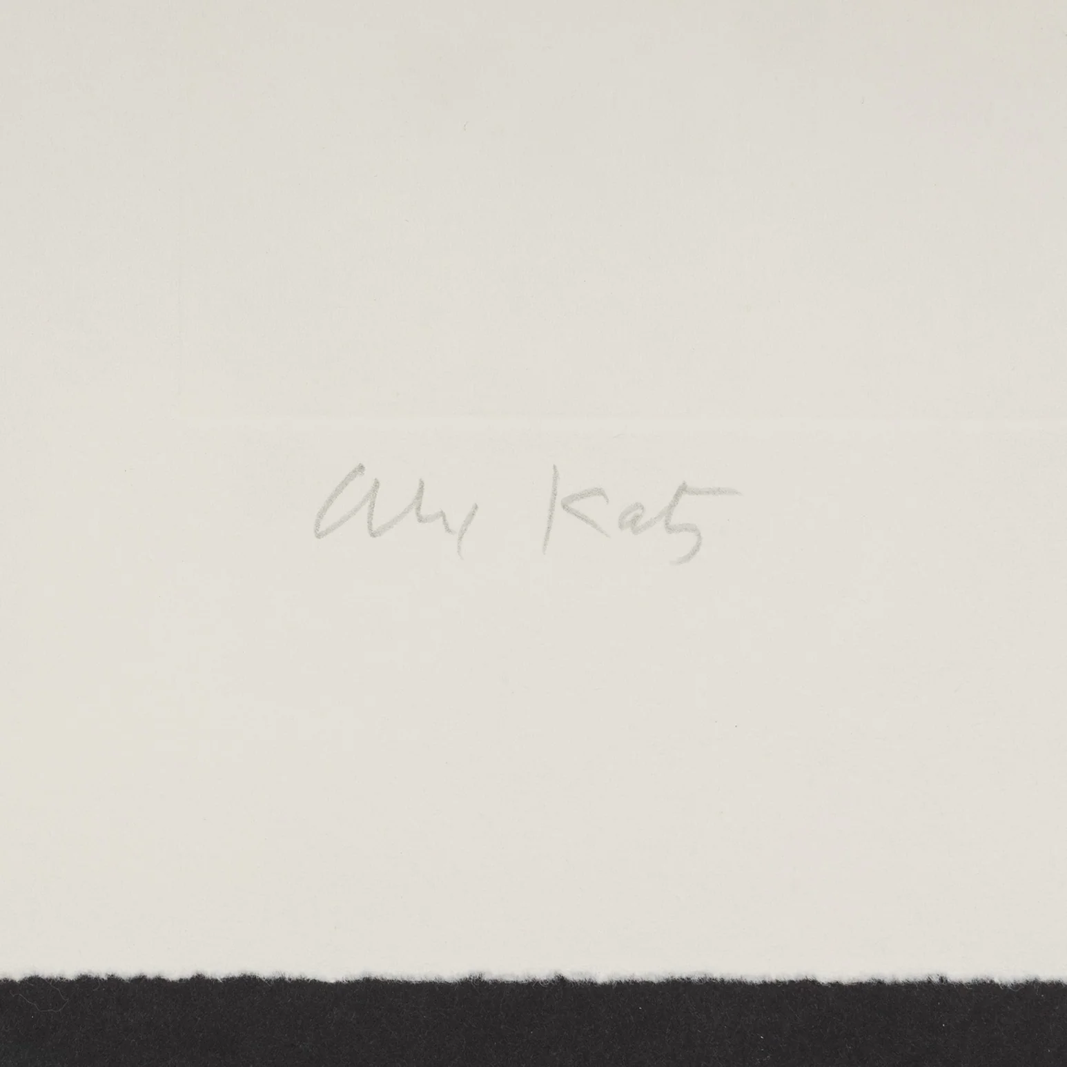 ALEX KATZ "EDGES (SHEET 9)" ETCHING, 1997 - Image 4