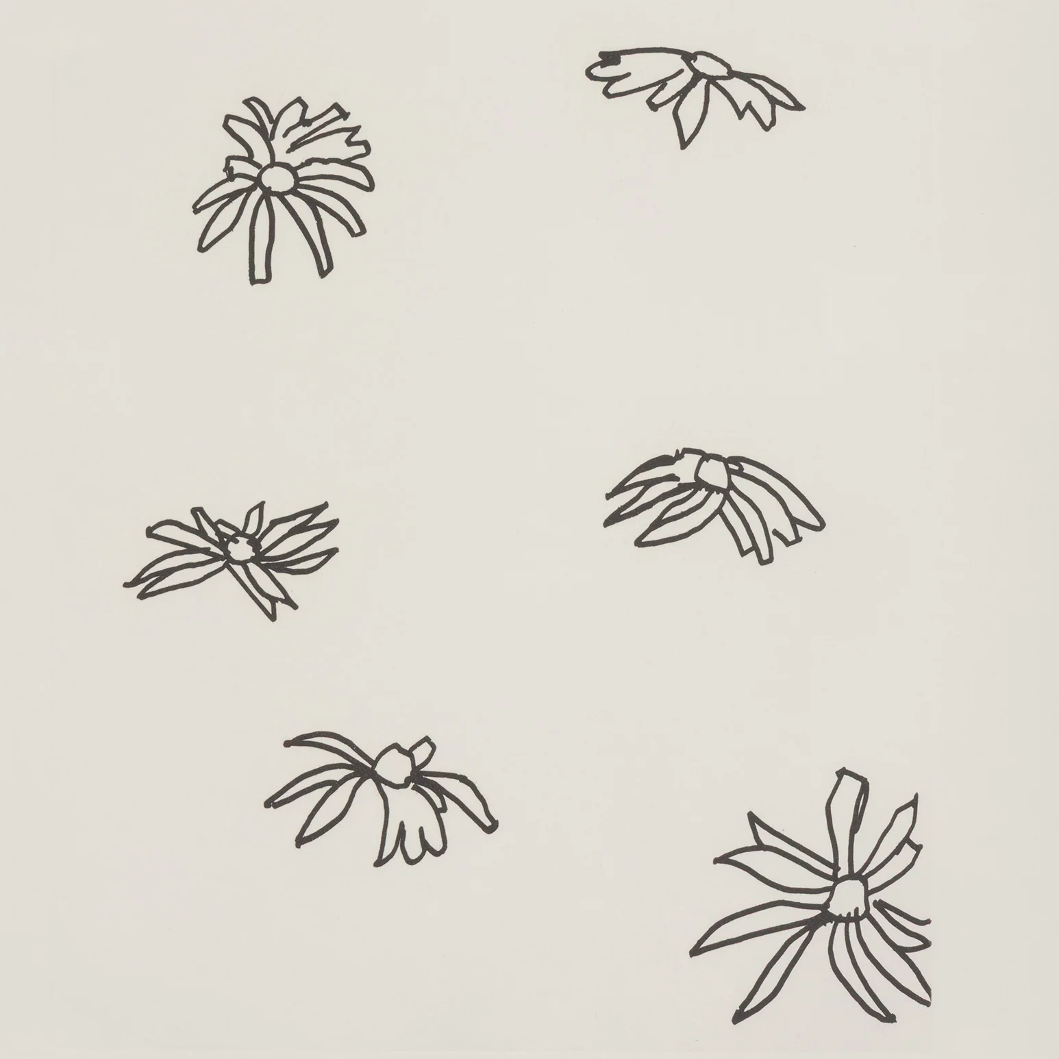 ALEX KATZ "EDGES (SHEET 9)" ETCHING, 1997 - Image 5