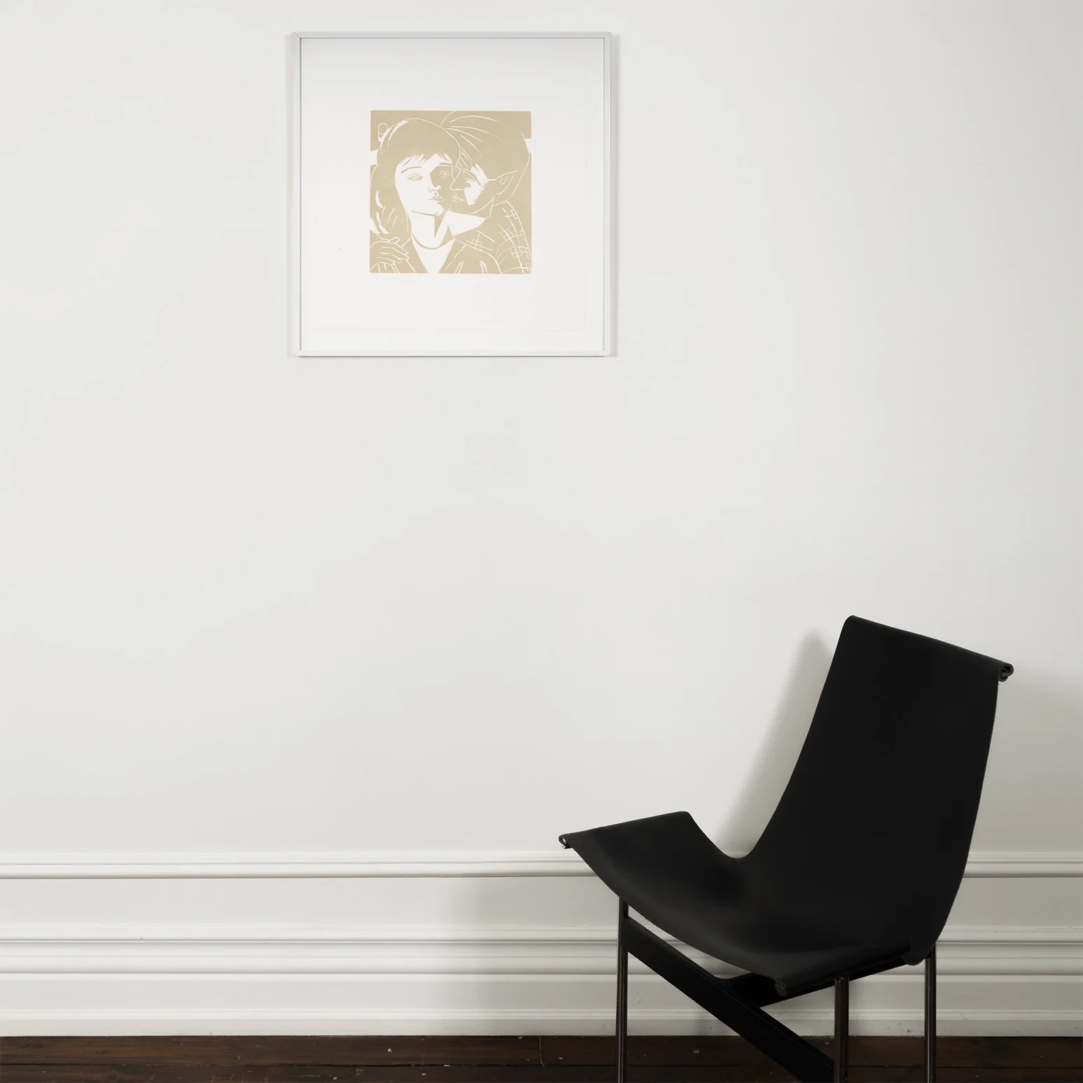 ALEX KATZ "ERIC AND ANNI" WOODCUT, 1986 - Image 4