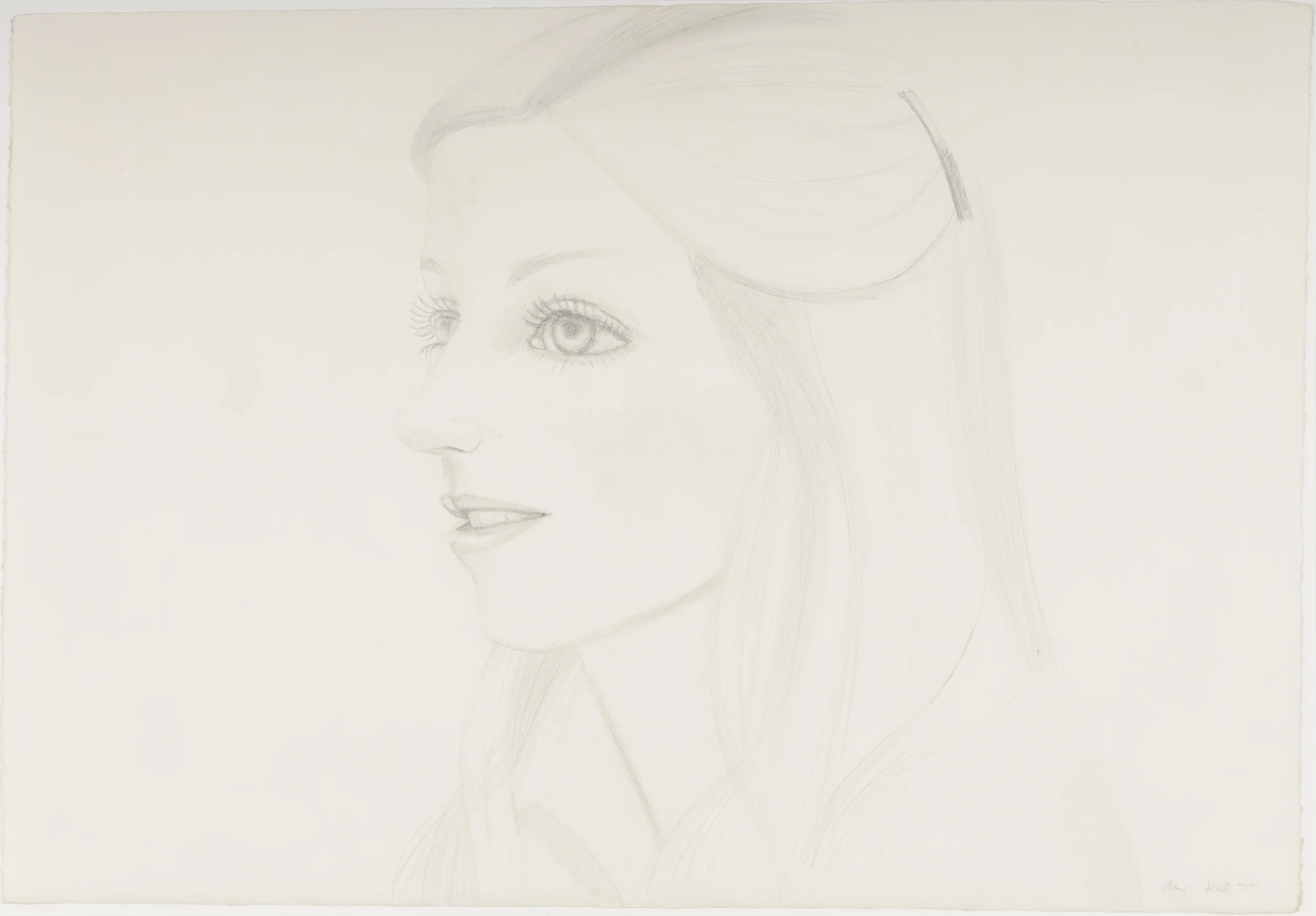 ALEX KATZ "FRANCES" DRAWING, 1977 - Image 17
