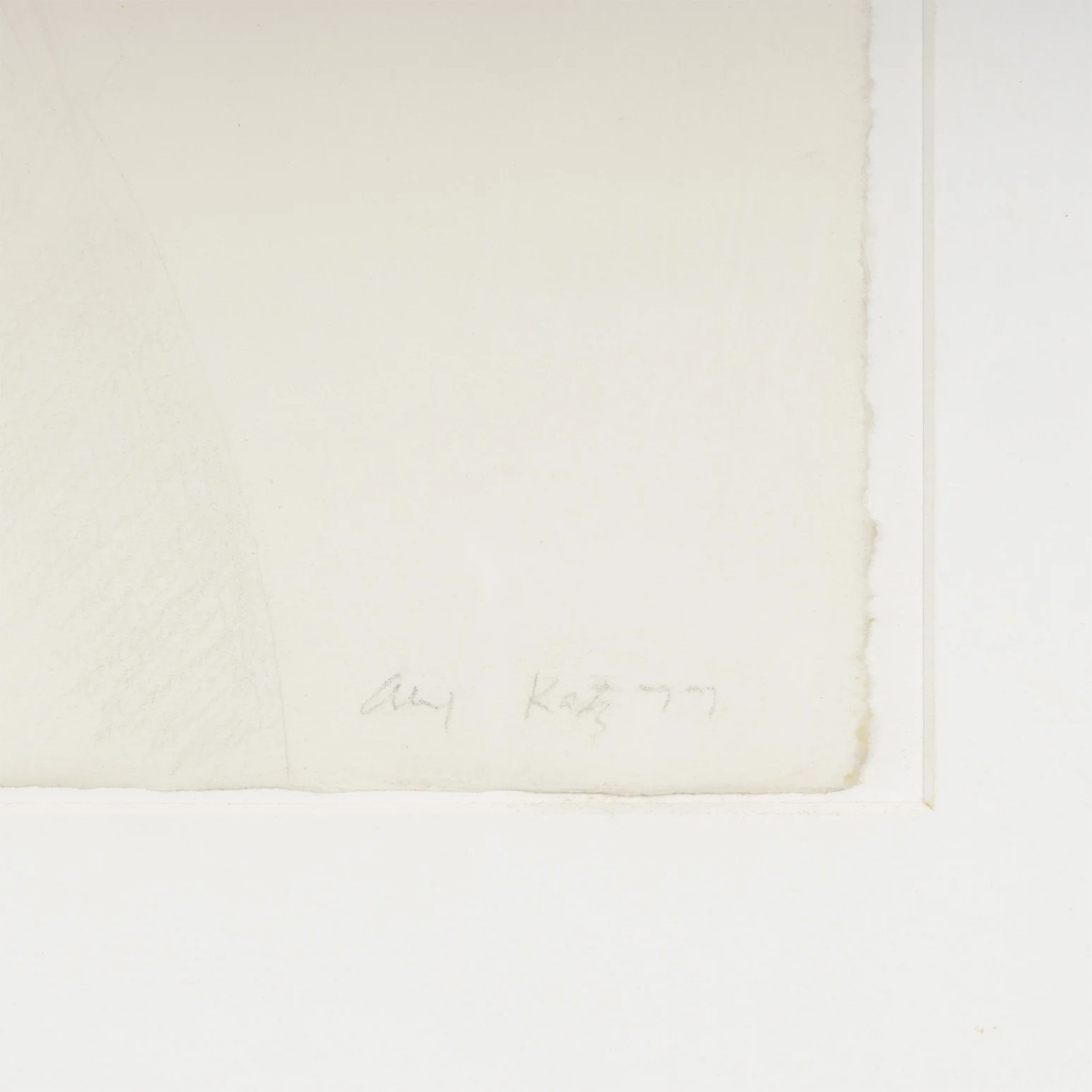 ALEX KATZ "FRANCES" DRAWING, 1977 - Image 4