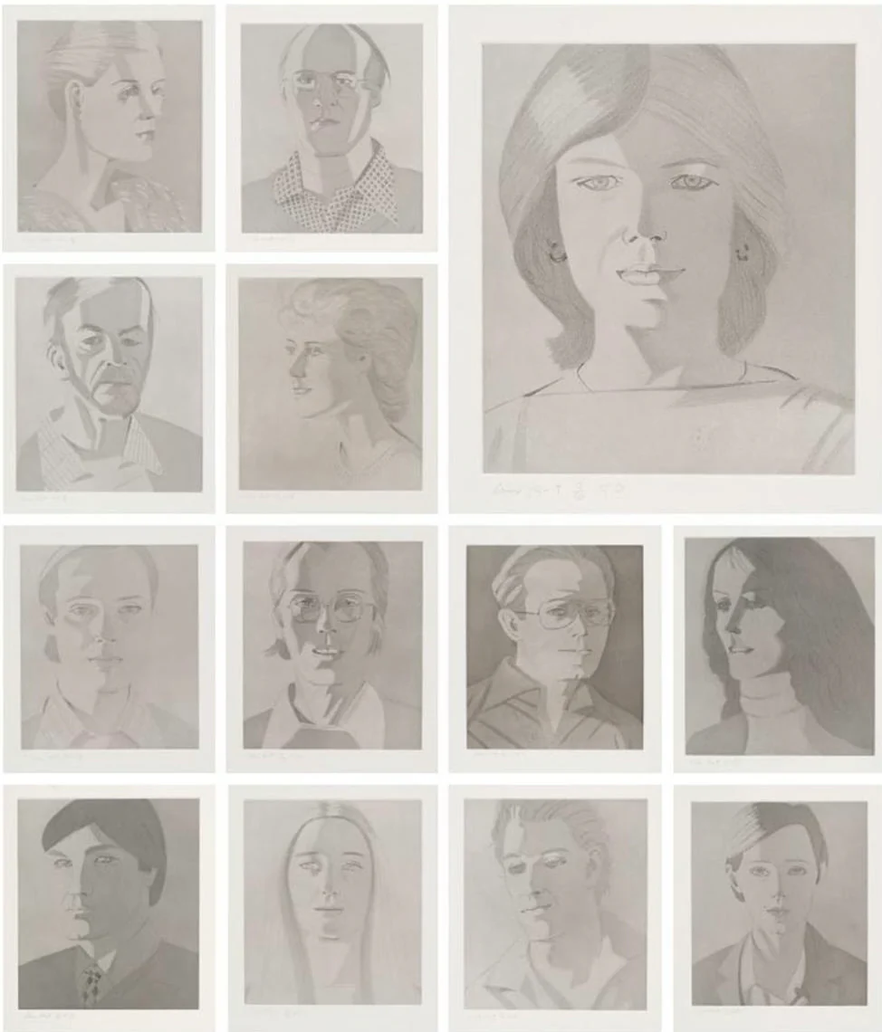 ALEX KATZ "GIVE ME TOMORROW PORTFOLIO" AQUATINT, 1983