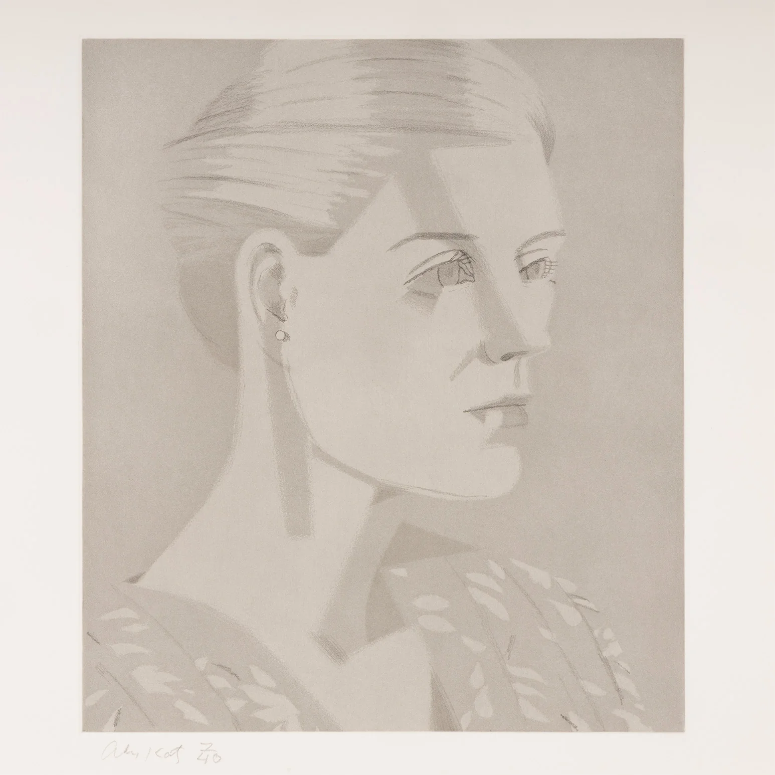 ALEX KATZ "GIVE ME TOMORROW PORTFOLIO" AQUATINT, 1983 - Image 5