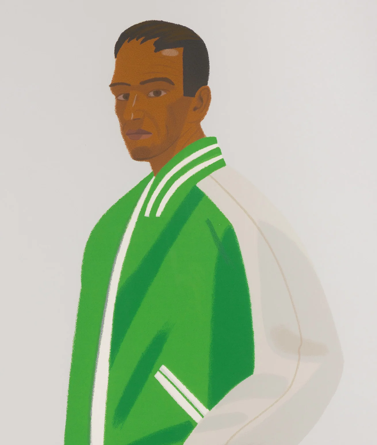 ALEX KATZ "GREEN JACKET" SCREENPRINT, 1990