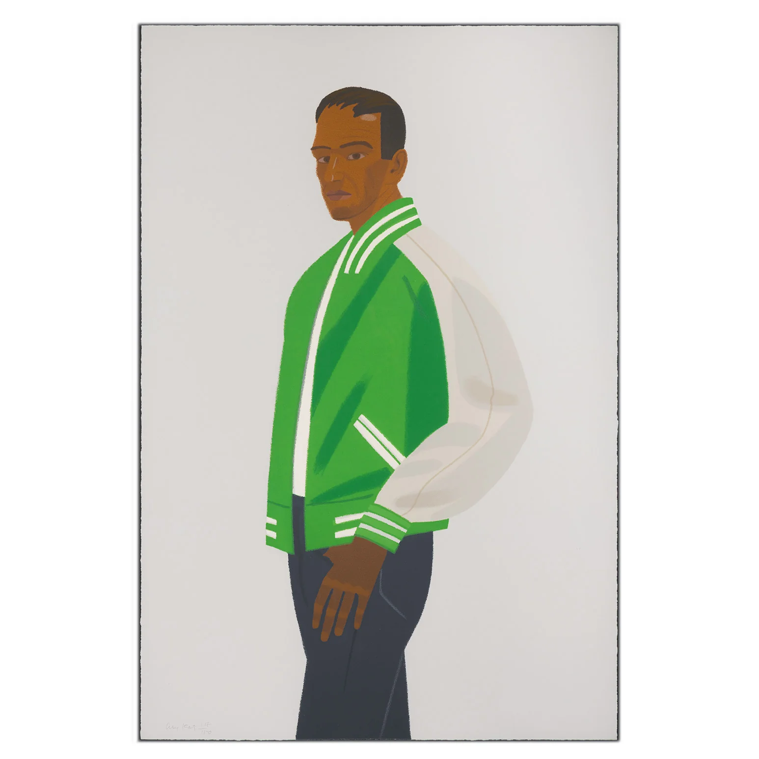 ALEX KATZ "GREEN JACKET" SCREENPRINT, 1990 - Image 3