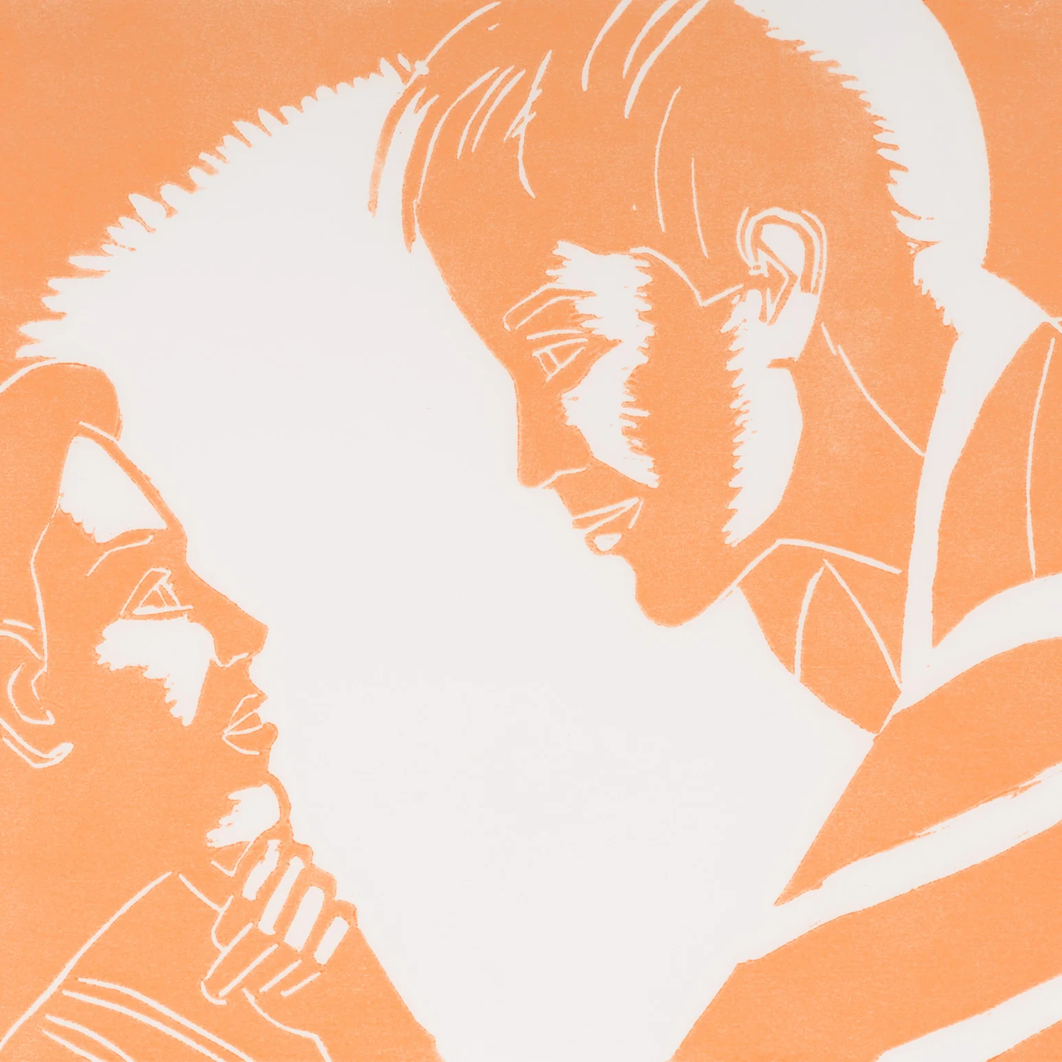 ALEX KATZ "JENNIFER AND ERIC" WOODCUT, 1986 - Image 10