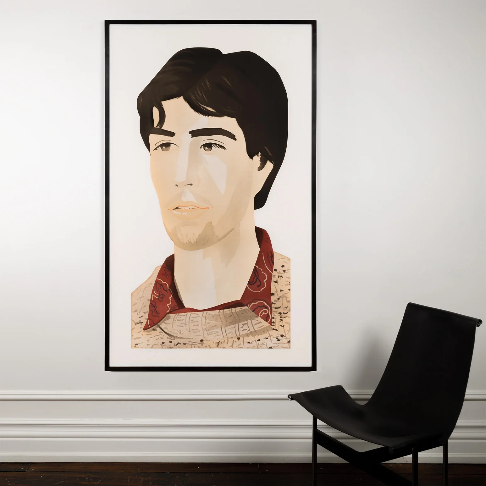 ALEX KATZ "LARGE HEAD OF VINCENT" AQUATINT, 1982 - Image 4