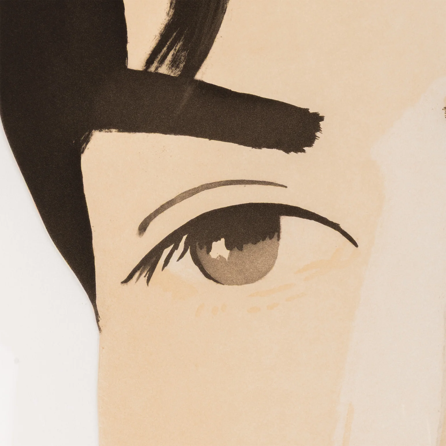 ALEX KATZ "LARGE HEAD OF VINCENT" AQUATINT, 1982 - Image 8