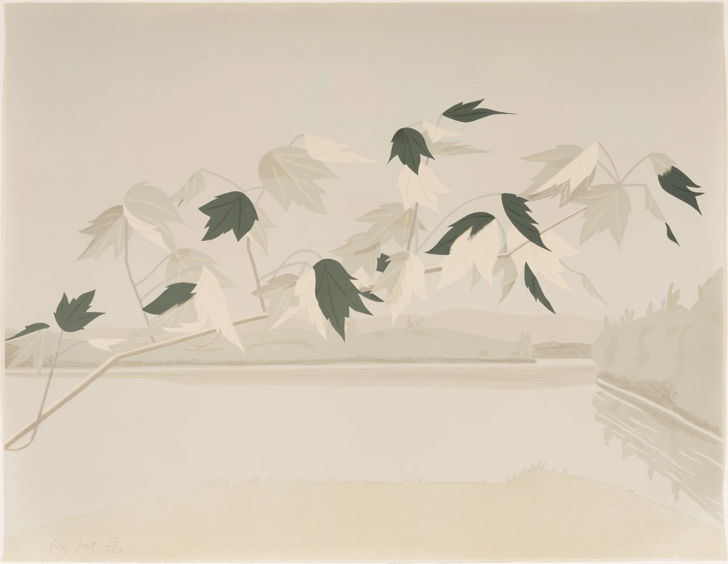 ALEX KATZ "LATE JULY 2" LITHOGRAPH, 1971 - Image 13