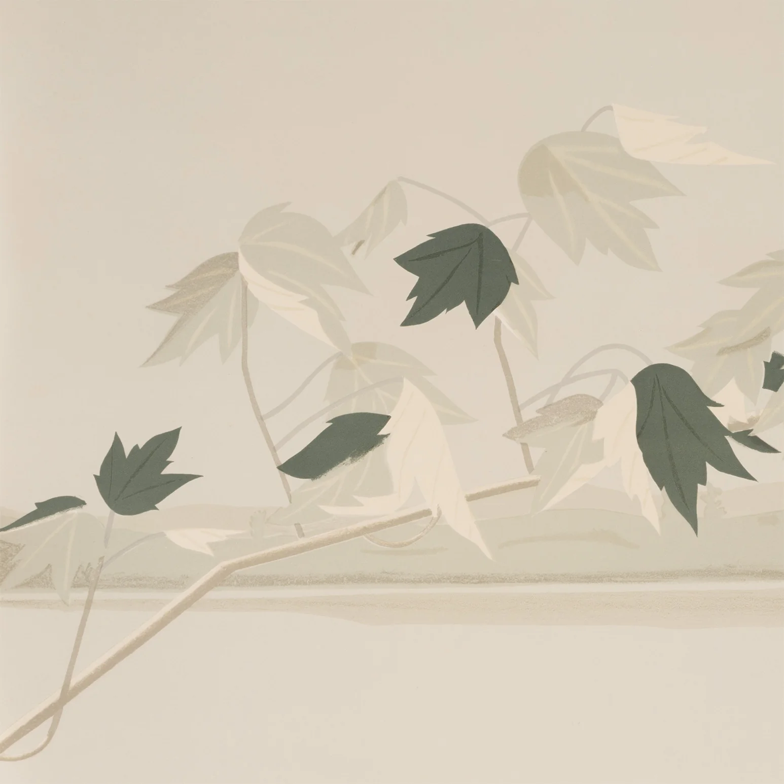 ALEX KATZ "LATE JULY 2" LITHOGRAPH, 1971 - Image 5