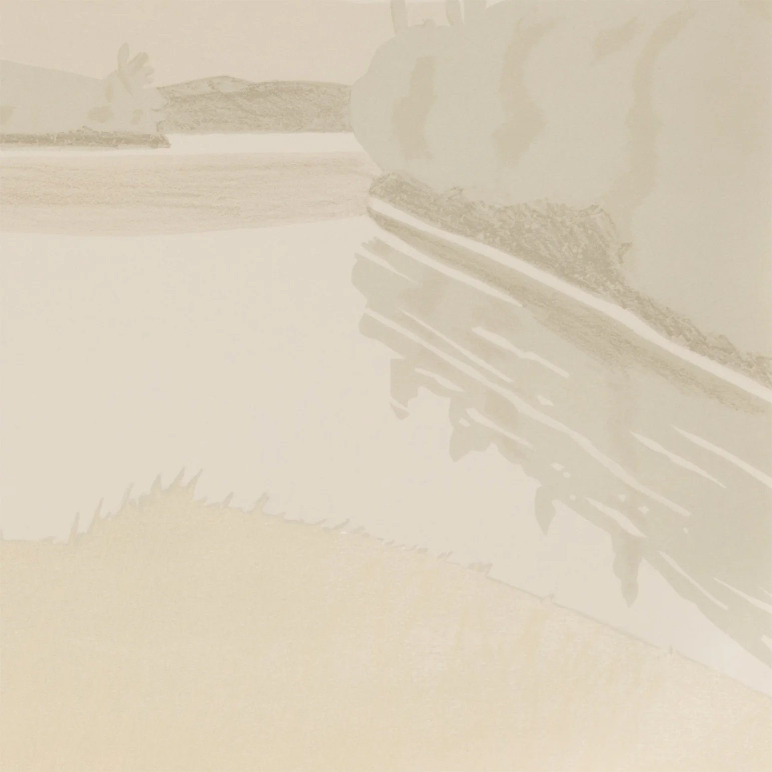 ALEX KATZ "LATE JULY 2" LITHOGRAPH, 1971 - Image 8