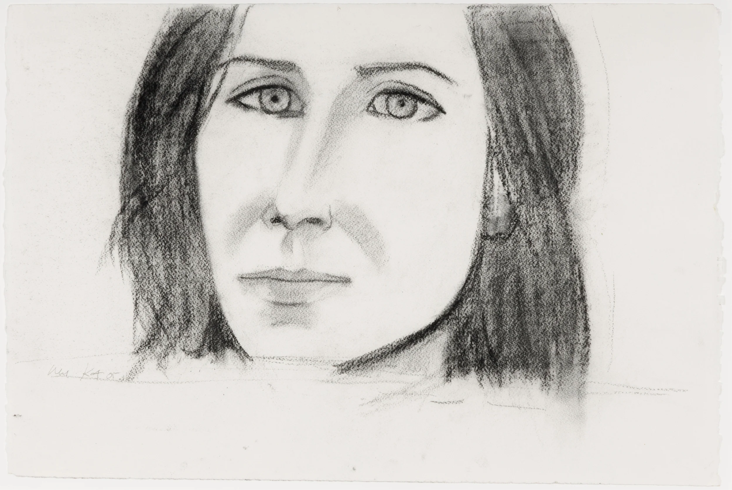 ALEX KATZ "MICHELE" CHARCOAL, 2005 - Image 16