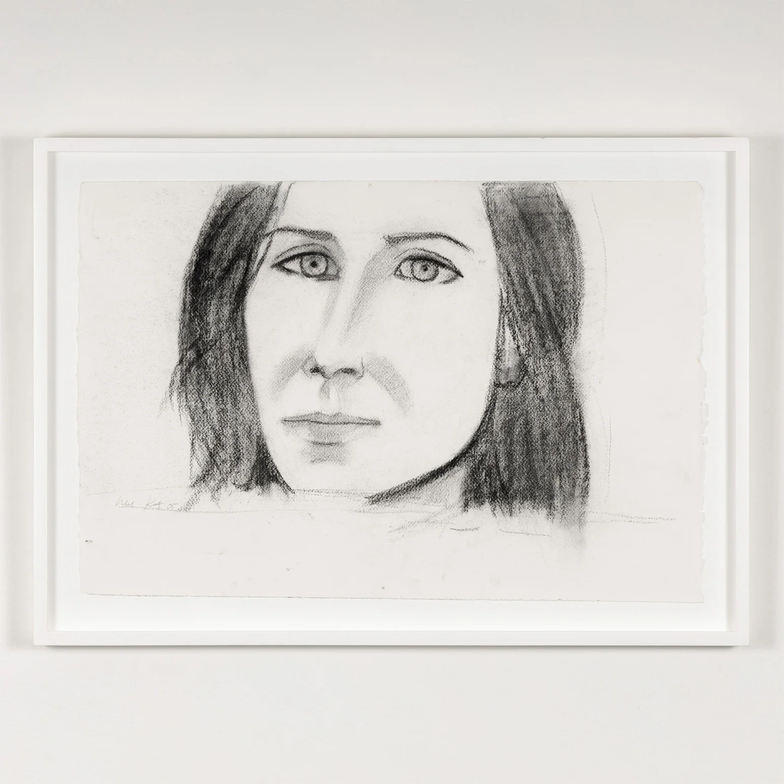 ALEX KATZ "MICHELE" CHARCOAL, 2005 - Image 2