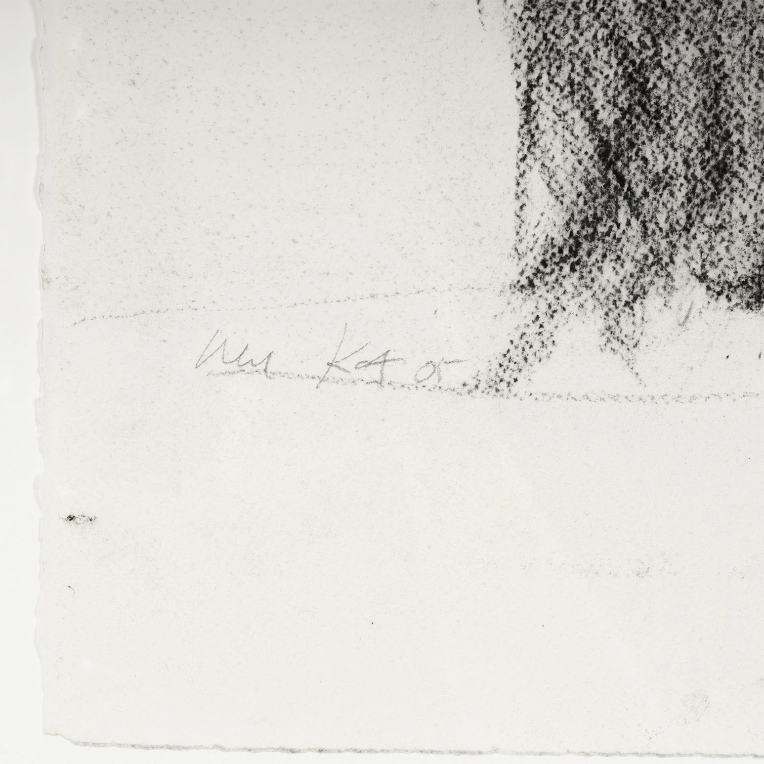 ALEX KATZ "MICHELE" CHARCOAL, 2005 - Image 4