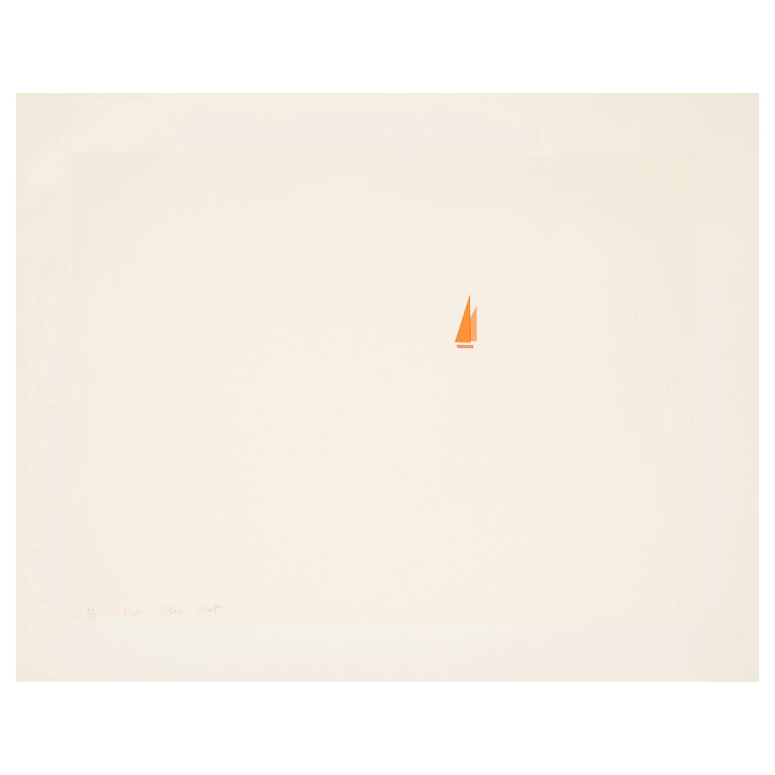 ALEX KATZ "RED SAILS" SCREENPRINT, 1973 - Image 2