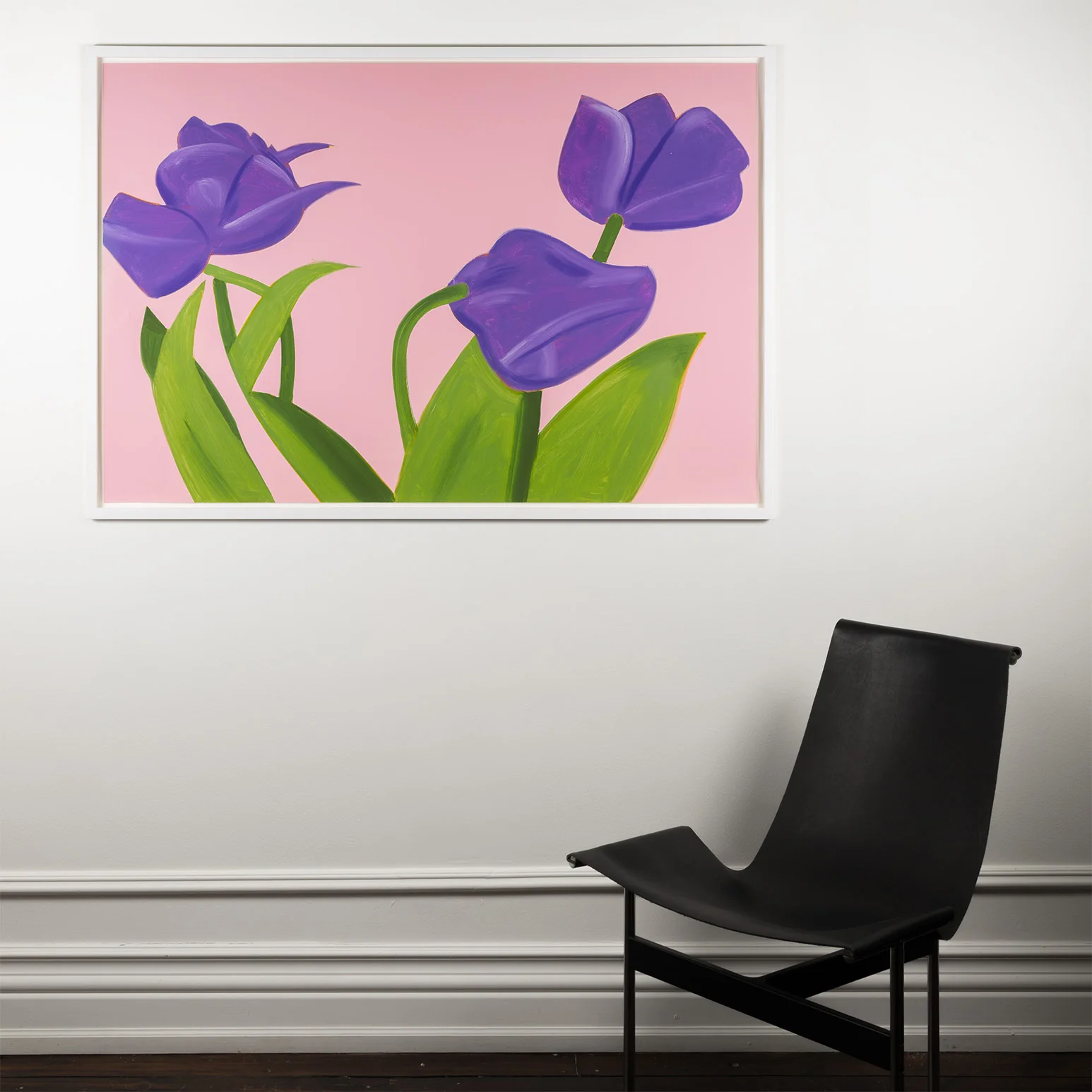 ALEX KATZ "PURPLE TULIPS 1" , 2021 - Image 11