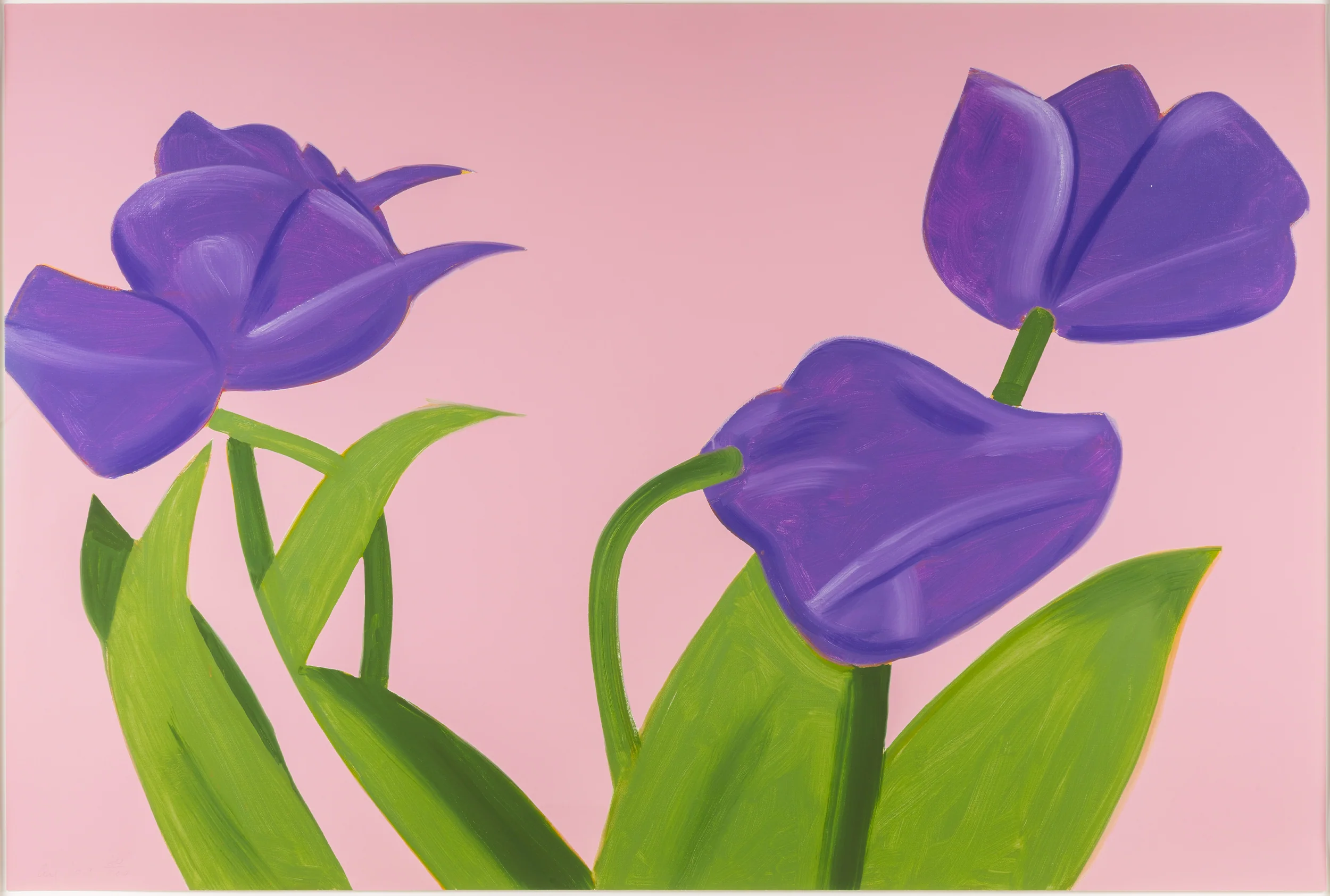 ALEX KATZ "PURPLE TULIPS 1" , 2021 - Image 13