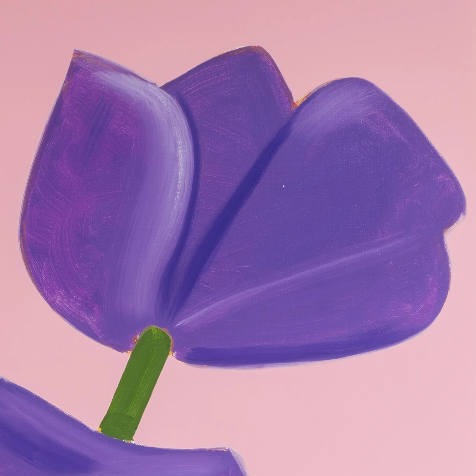 ALEX KATZ "PURPLE TULIPS 1" , 2021 - Image 6