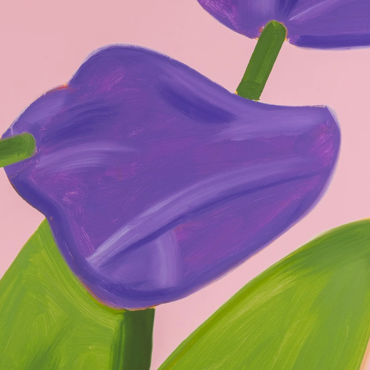 ALEX KATZ "PURPLE TULIPS 1" , 2021 - Image 7