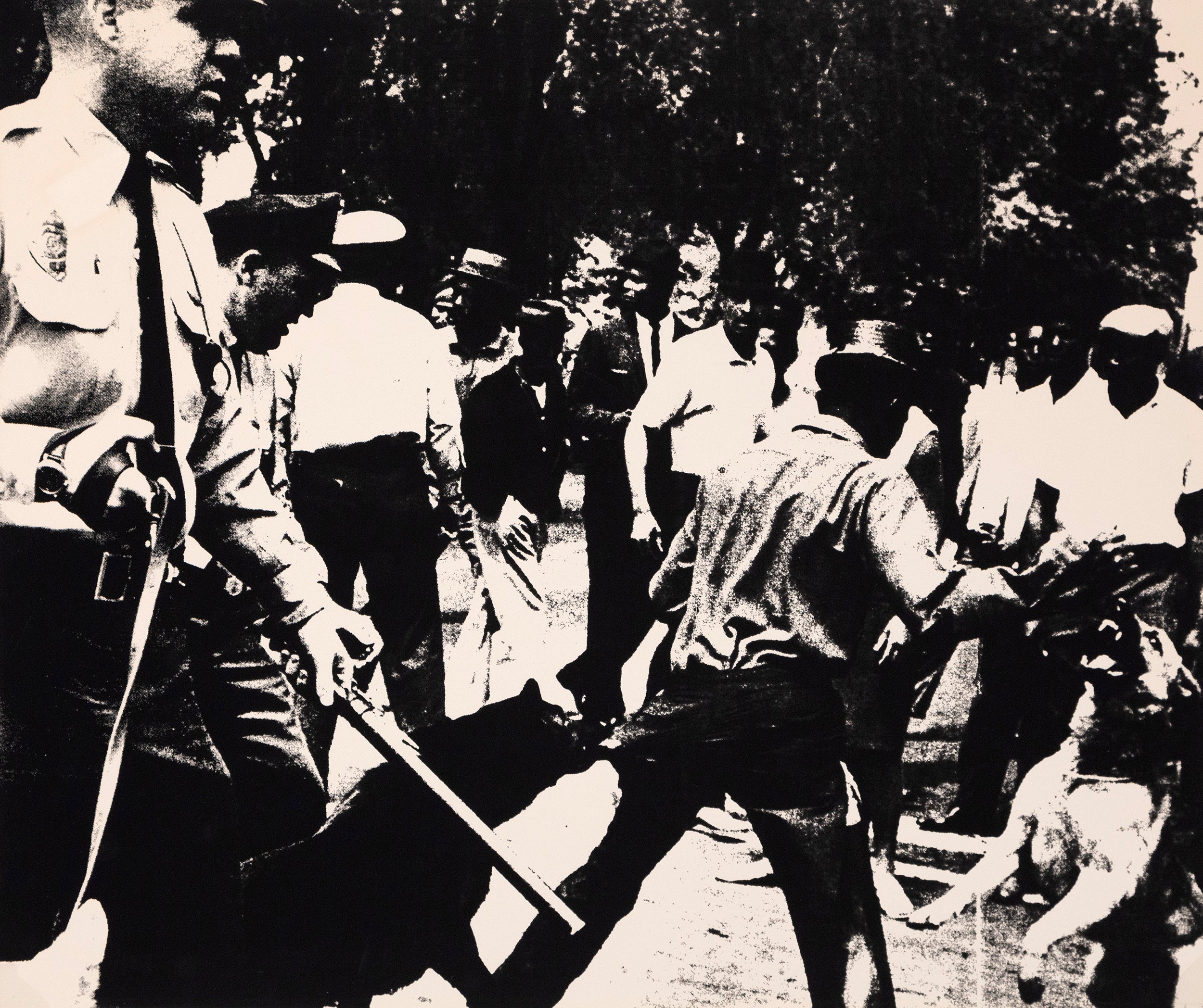 ANDY WARHOL "BIRMINGHAM RACE RIOTS" SCREENPRINT, 1964 - Image 12