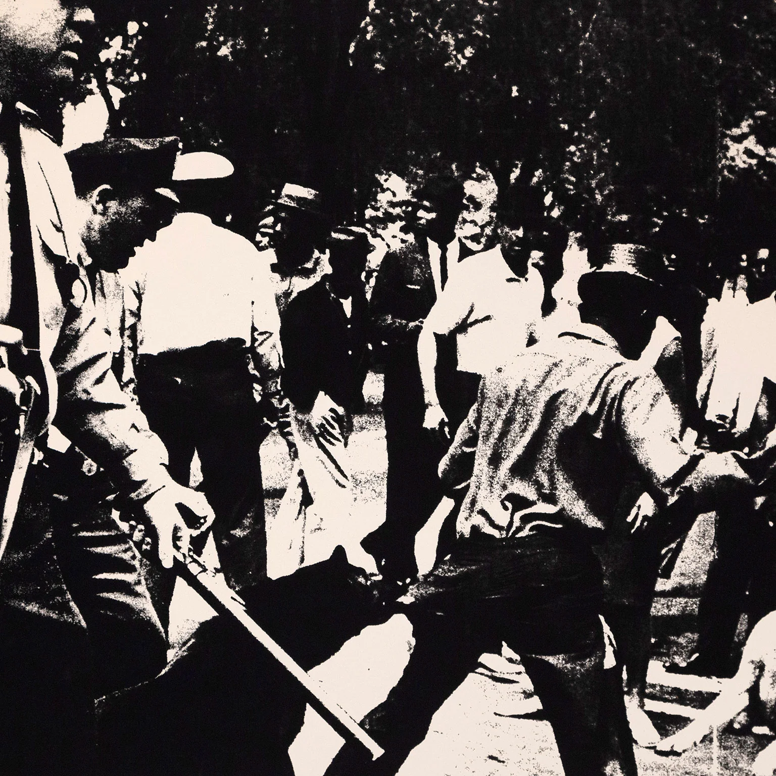 ANDY WARHOL "BIRMINGHAM RACE RIOTS" SCREENPRINT, 1964 - Image 4