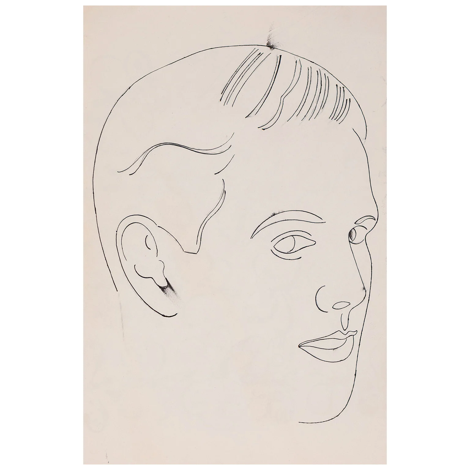 ANDY WARHOL "DRAWING OF A BOY / BUTTERFLIES", 1955 - Image 12