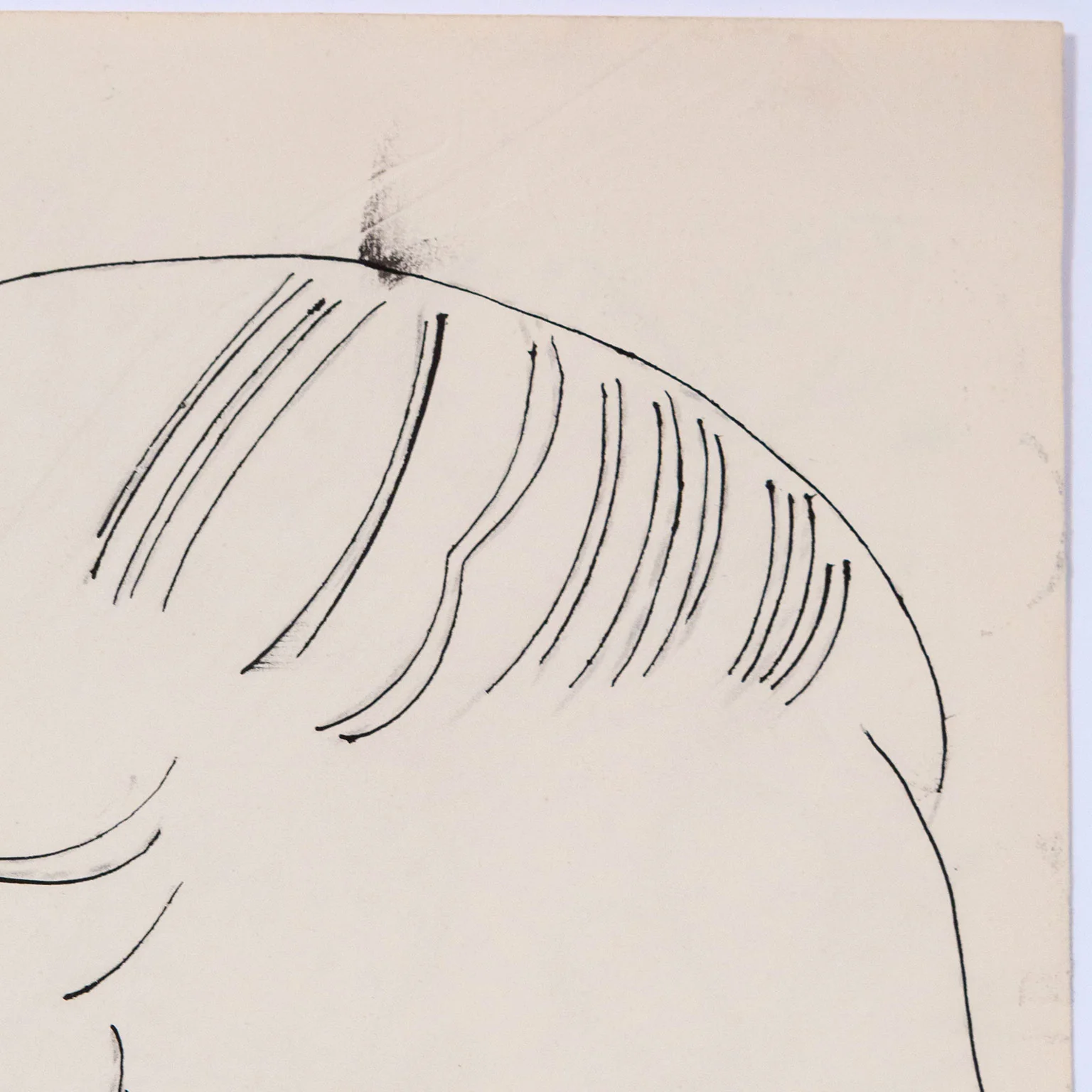 ANDY WARHOL "DRAWING OF A BOY / BUTTERFLIES", 1955 - Image 6