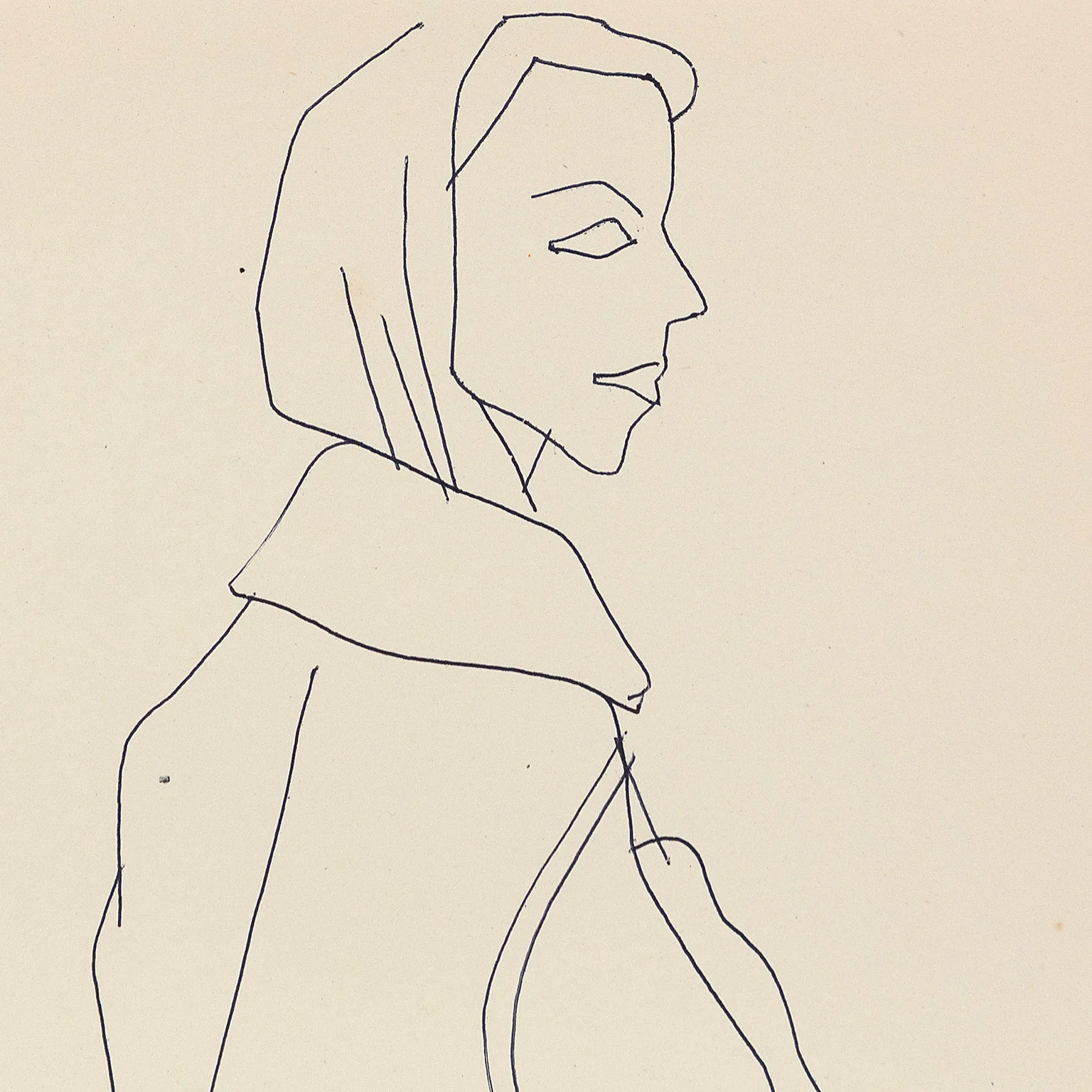 ANDY WARHOL "FAMOUS RAINCOAT", c. 1955 - Image 4