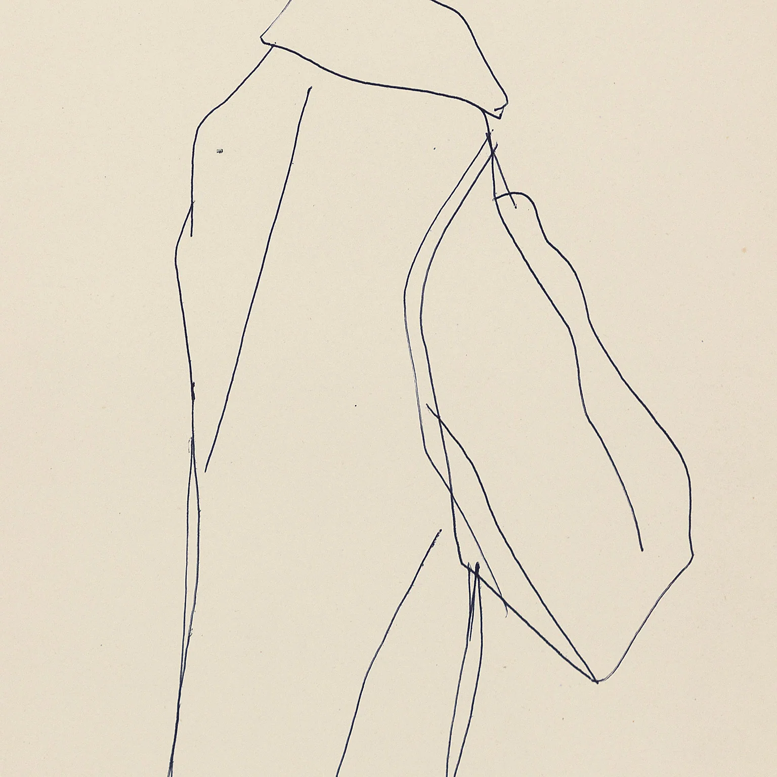 ANDY WARHOL "FAMOUS RAINCOAT", c. 1955 - Image 5