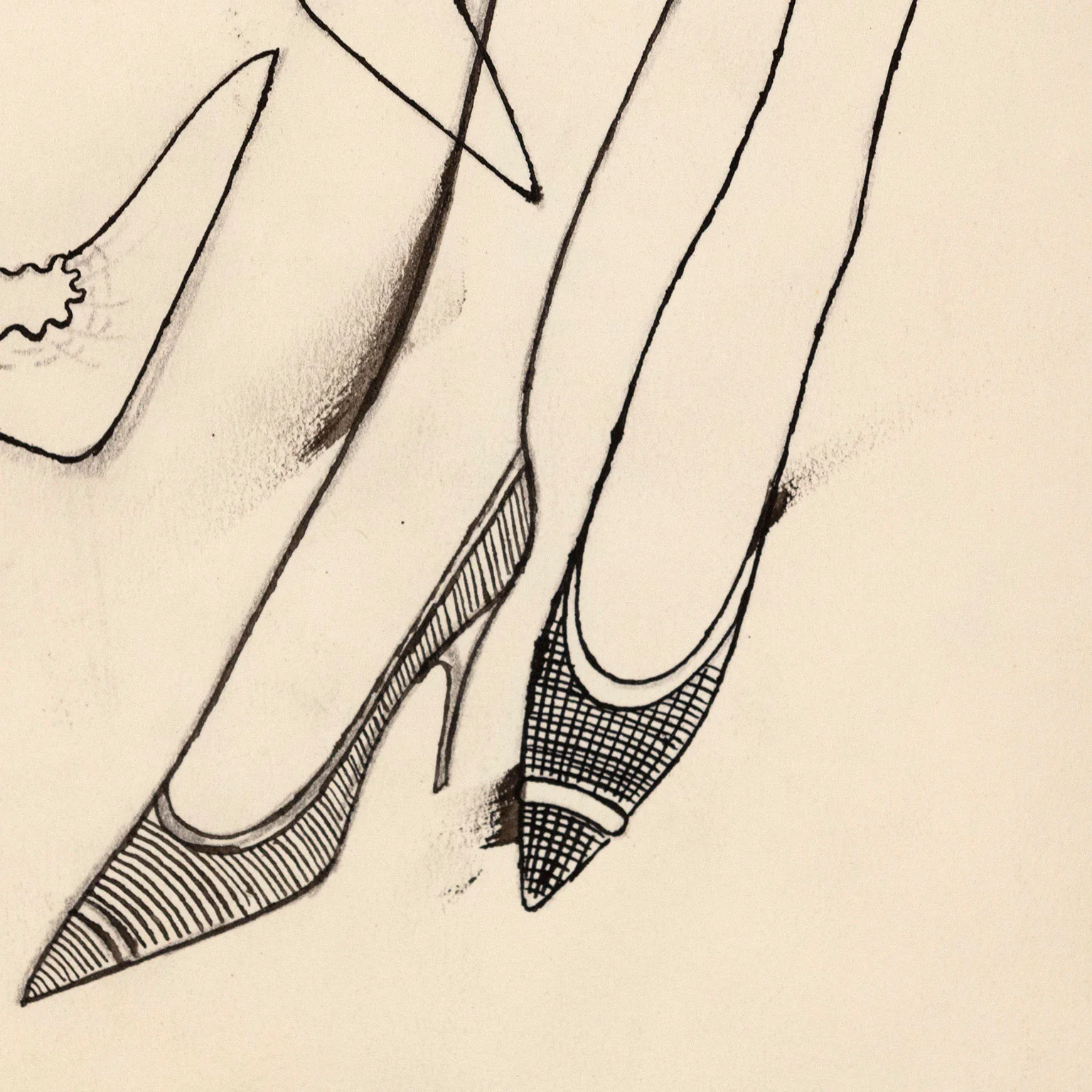 ANDY WARHOL "FASHION SHOES", 1954 - Image 6