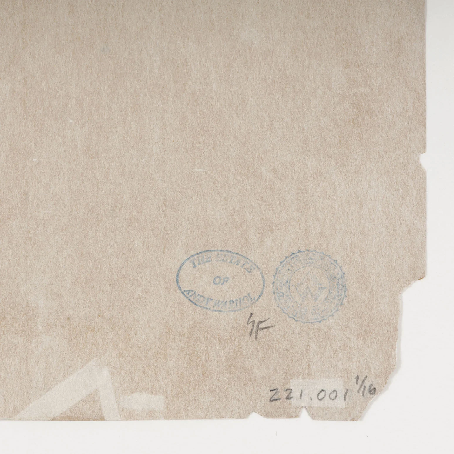 ANDY WARHOL "JOHN BUTLER SUNNING" DRAWING, 1954 - Image 4