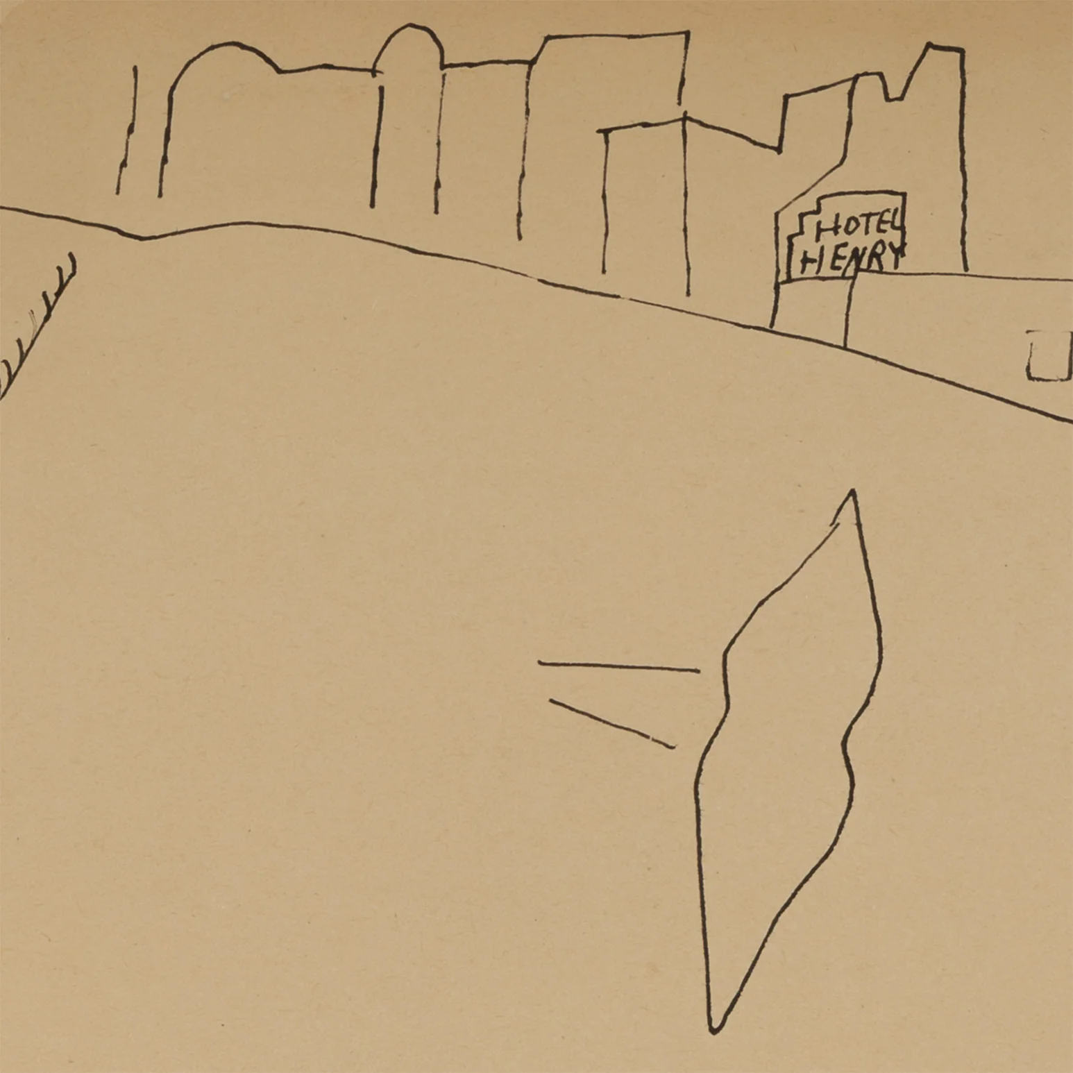 ANDY WARHOL "JOHN BUTLER SUNNING" DRAWING, 1954 - Image 7
