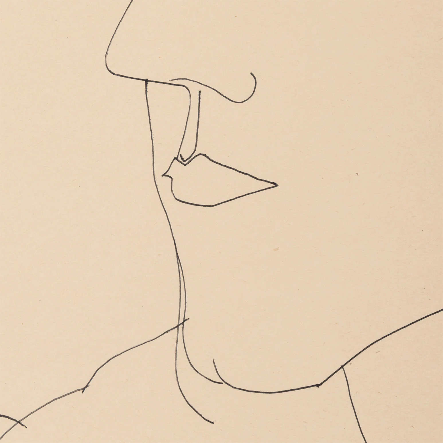 ANDY WARHOL "ALEXANDER WITH FLOWER XL" DRAWING, 1955 - Image 6