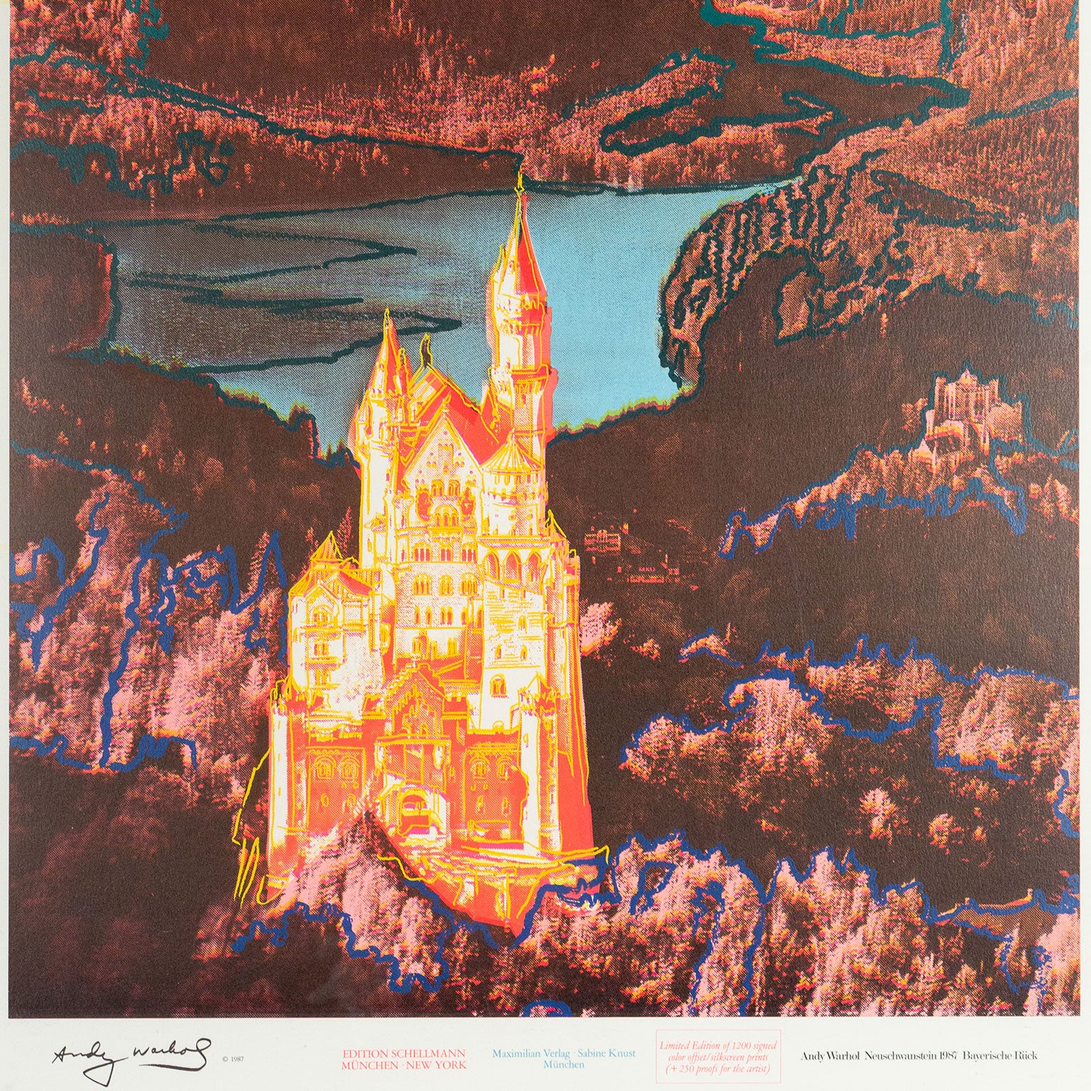 ANDY WARHOL "NEUSCHWANSTEIN", 1987 - Image 12