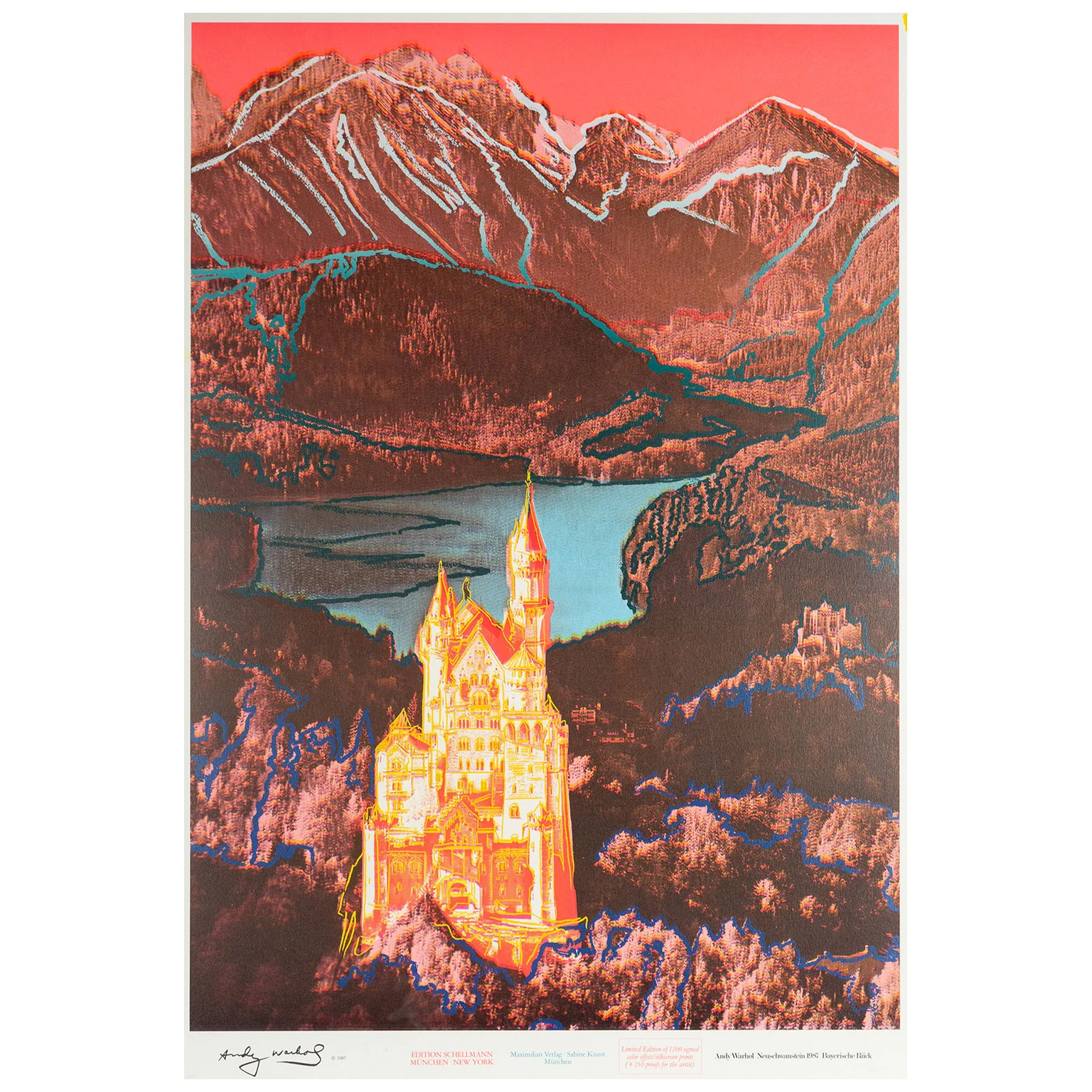 ANDY WARHOL "NEUSCHWANSTEIN", 1987 - Image 15