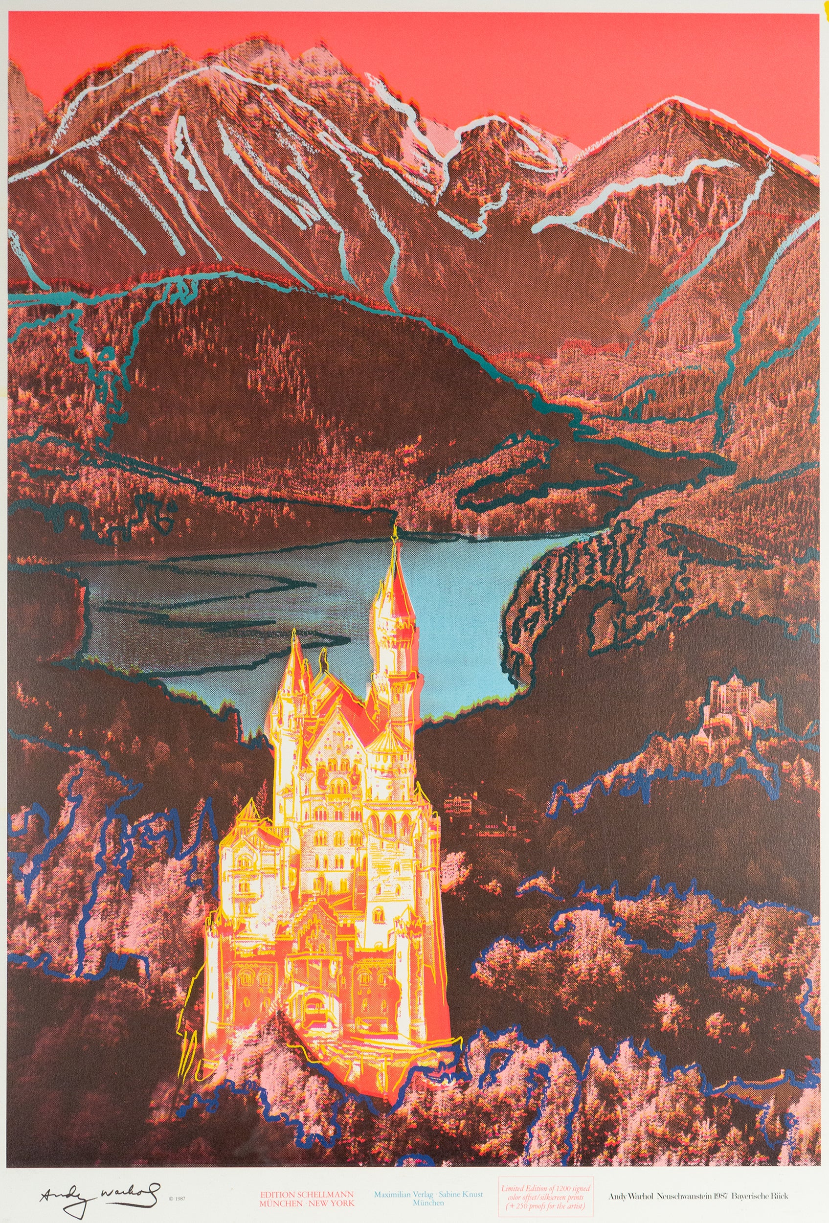 ANDY WARHOL "NEUSCHWANSTEIN", 1987 - Image 3