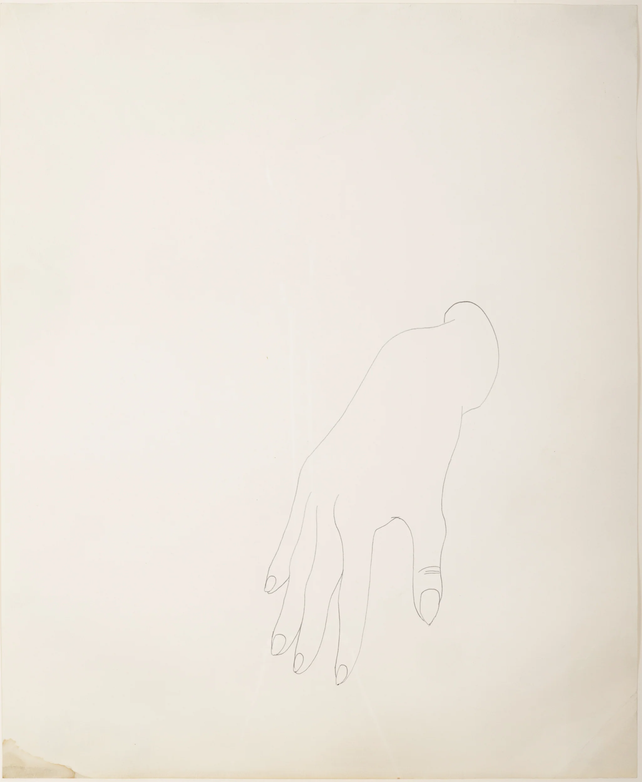 ANDY WARHOL "HER RIGHT HAND" DRAWING, 1956 - Image 13