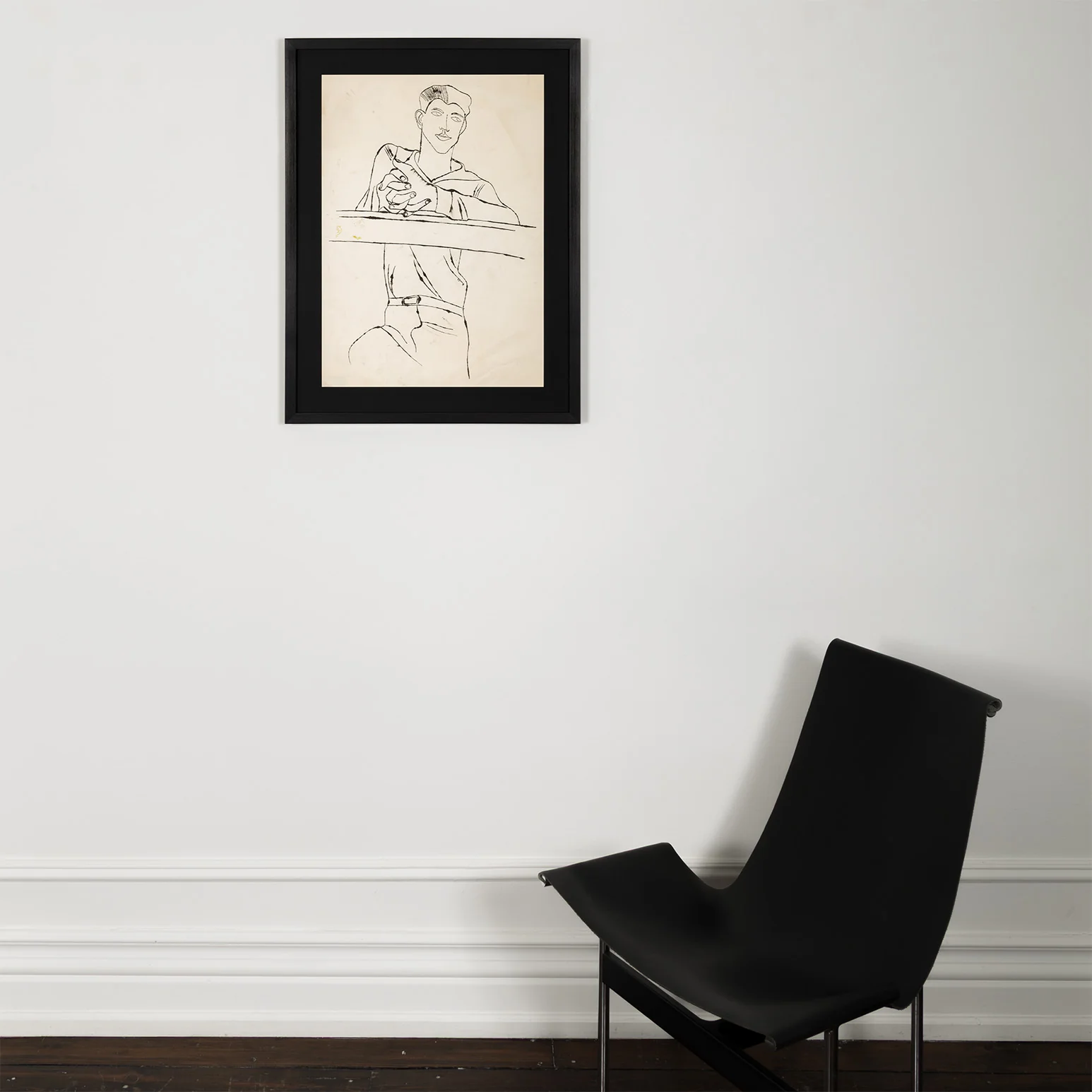 ANDY WARHOL "SAILOR" DRAWING, 1950 - Image 10